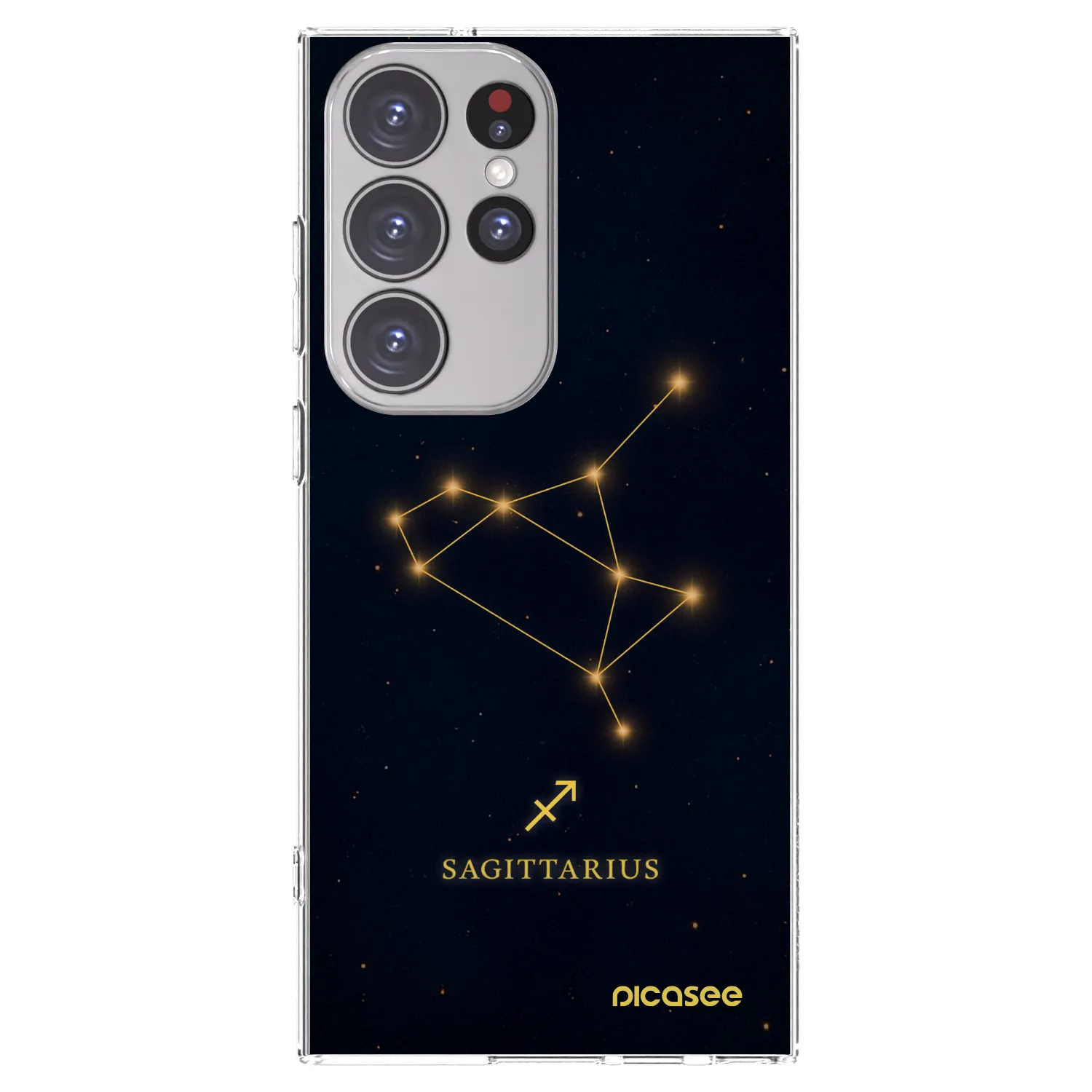 Picasee διαφανής θήκη σιλικόνης Samsung Galaxy S23 Ultra 5G - SAGITTARIUS