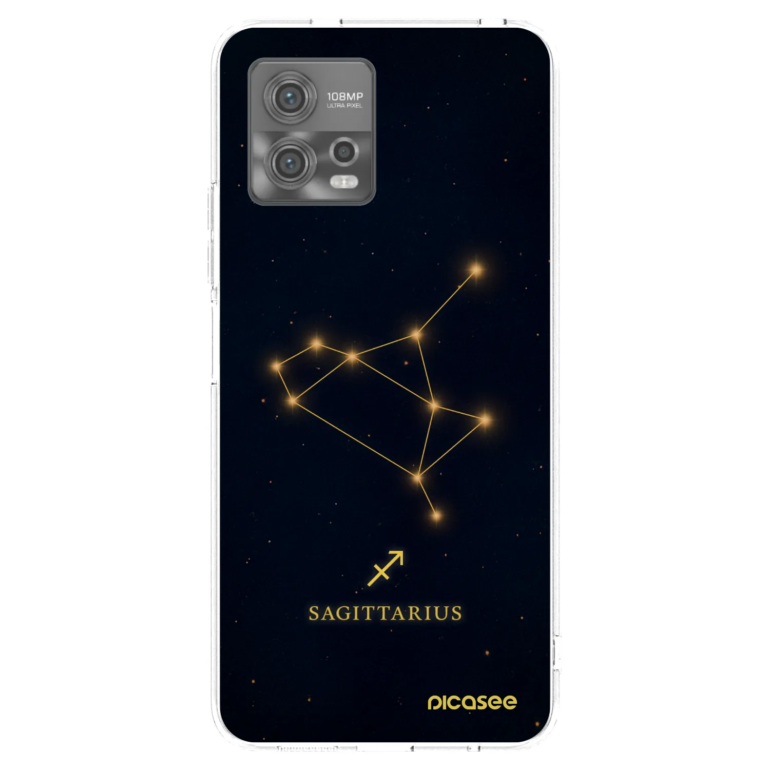 Picasee διαφανής θήκη σιλικόνης Motorola Moto G72 - SAGITTARIUS