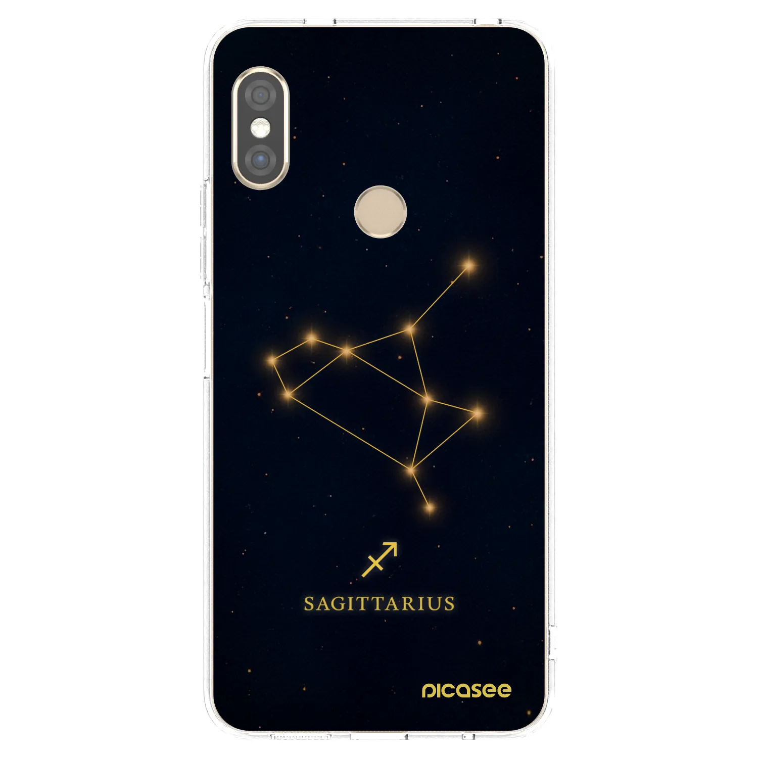 Picasee διαφανής θήκη σιλικόνης Xiaomi Redmi Note 5 Global - SAGITTARIUS