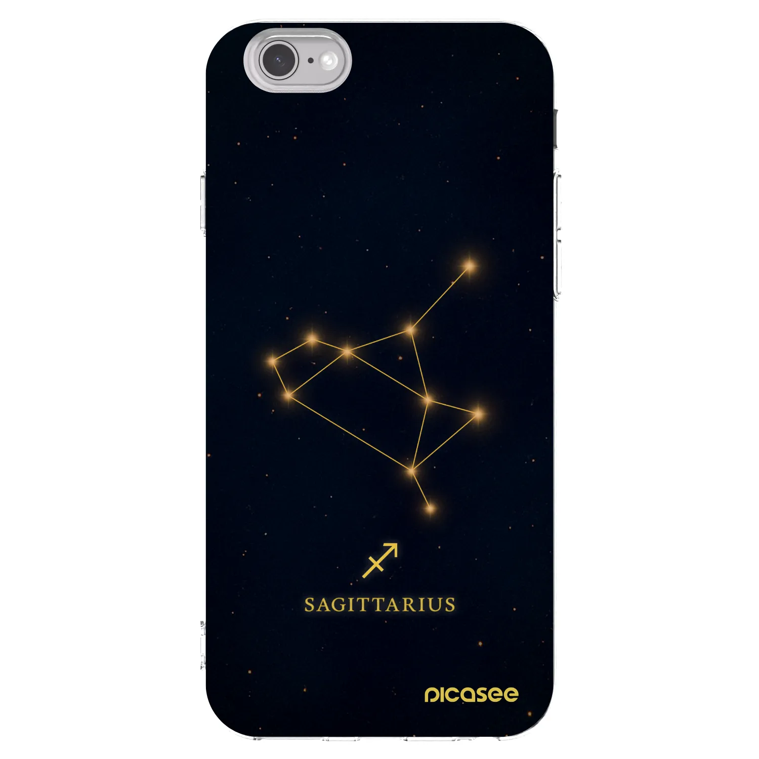 Picasee διαφανής θήκη σιλικόνης Apple iPhone 6/6S - SAGITTARIUS
