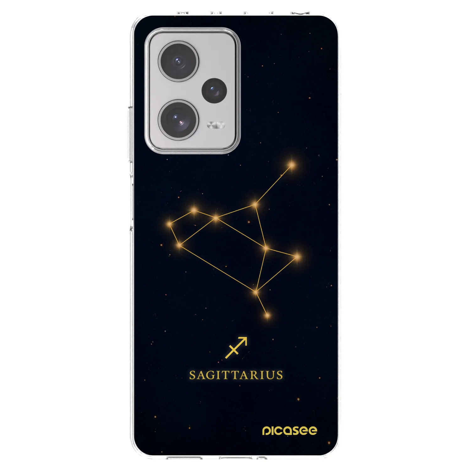Picasee διαφανής θήκη σιλικόνης Xiaomi Redmi Note 12 Pro+ 5G - SAGITTARIUS