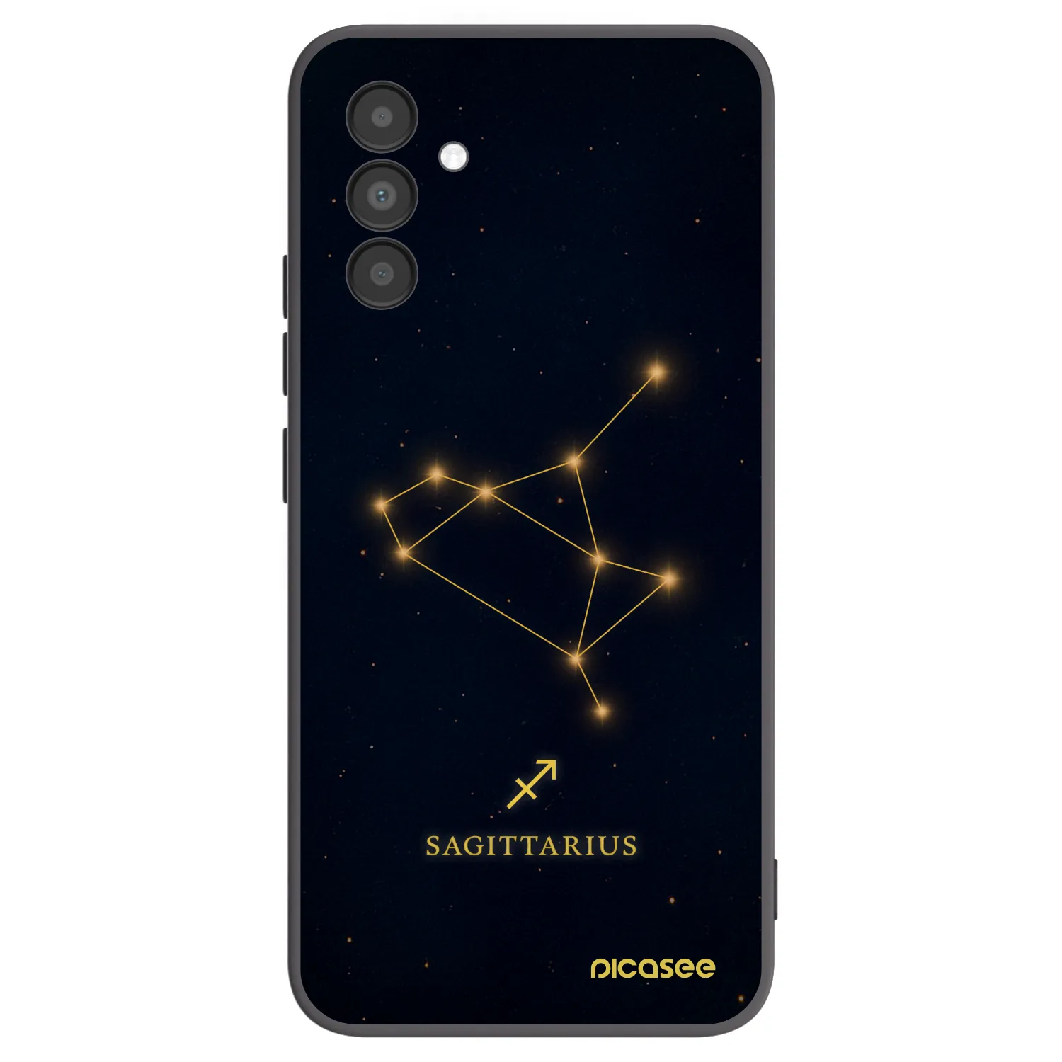 Picasee Μαύρη θήκη σιλικόνης για Samsung Galaxy A04s A047F - SAGITTARIUS