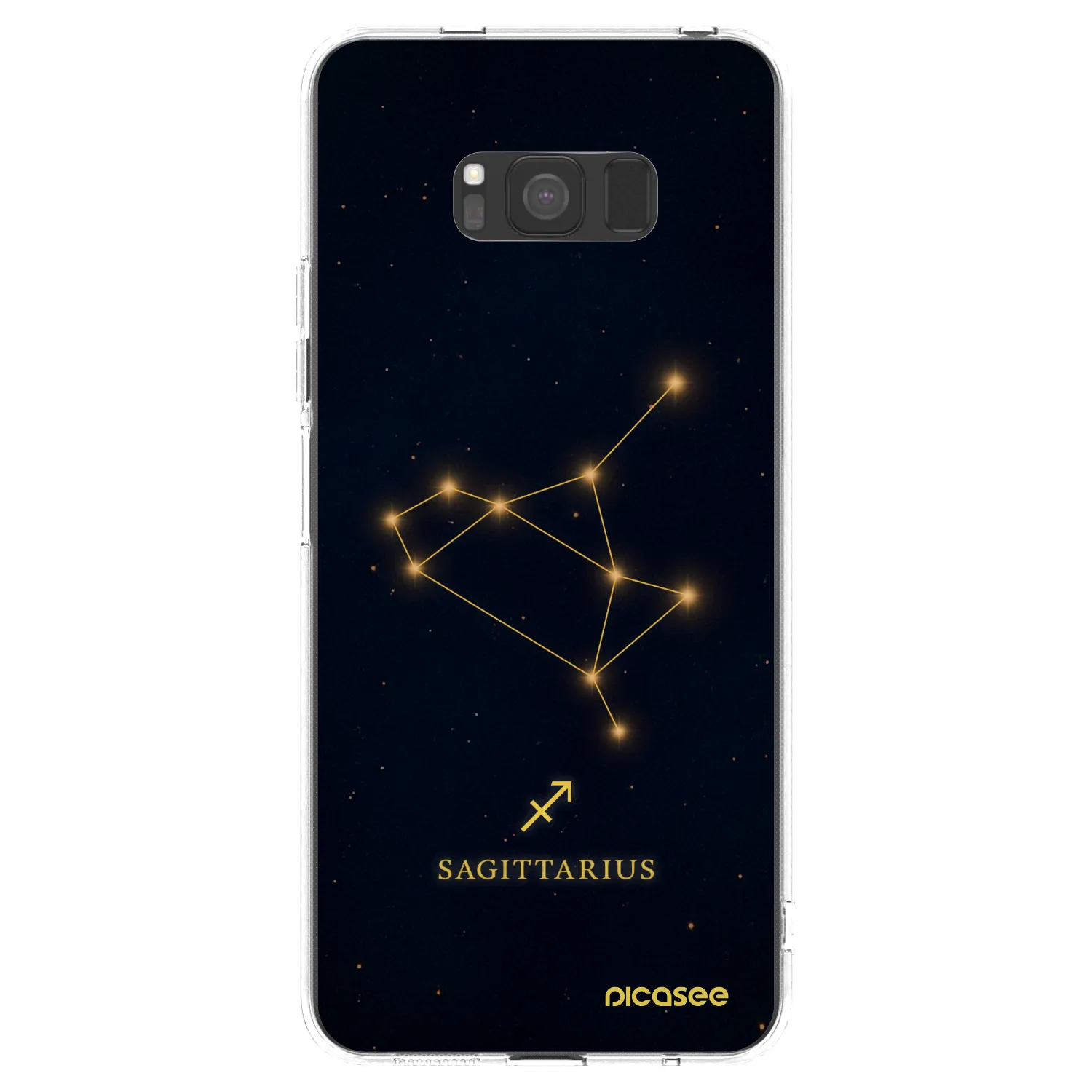 Picasee διαφανής θήκη σιλικόνης Samsung Galaxy S8 G950F - SAGITTARIUS