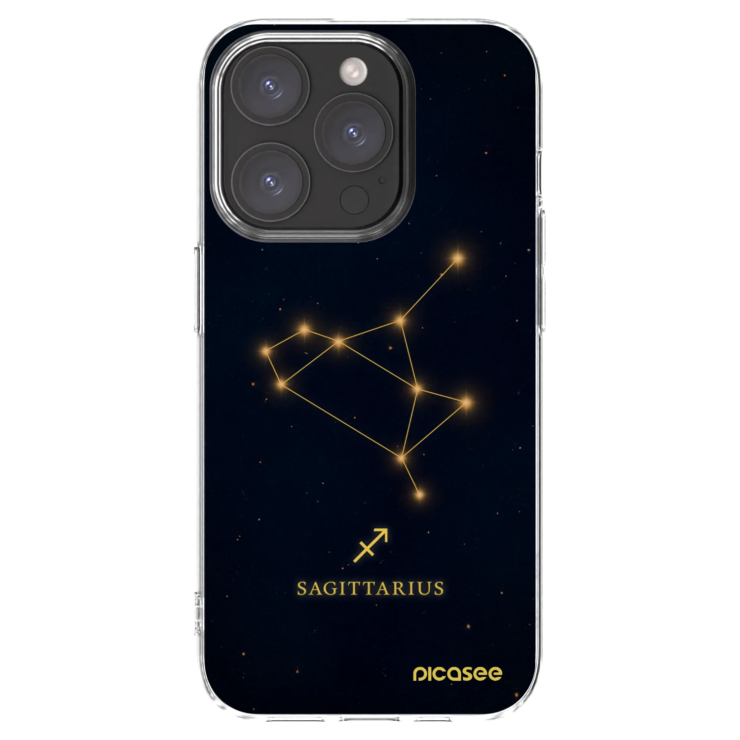 Picasee διαφανής θήκη σιλικόνης Apple iPhone 15 Pro - SAGITTARIUS