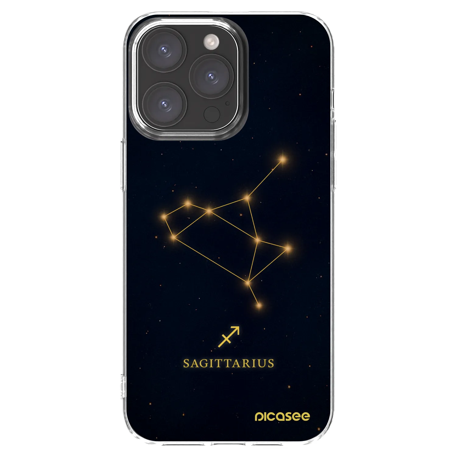 Picasee διαφανής θήκη σιλικόνης Apple iPhone 15 Pro Max - SAGITTARIUS