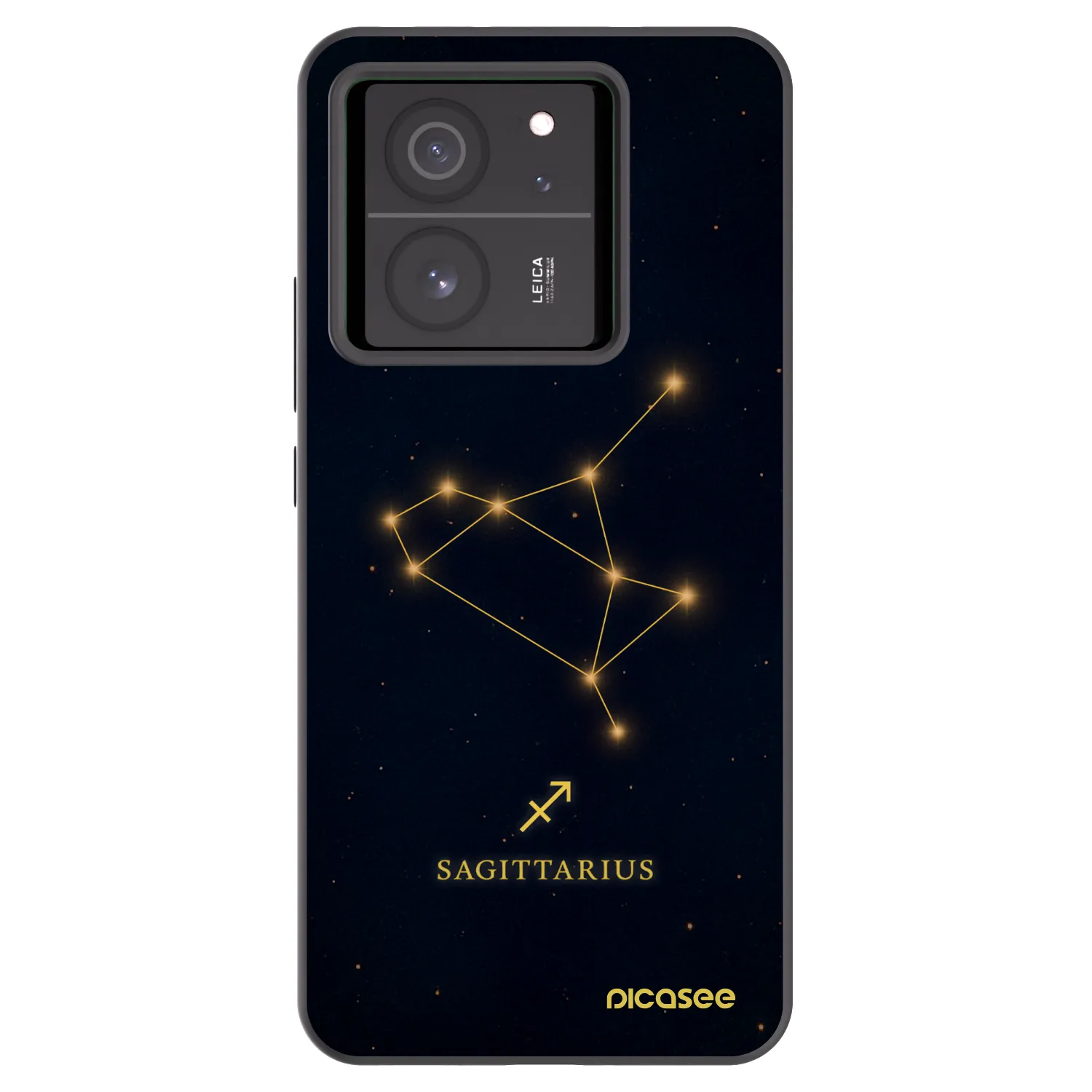 Picasee Μαύρη θήκη σιλικόνης για Xiaomi 13T Pro - SAGITTARIUS