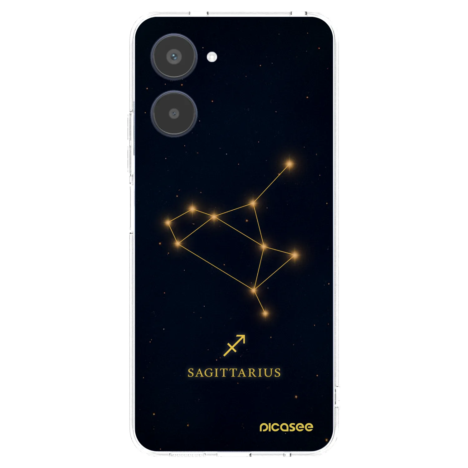 Picasee διαφανής θήκη σιλικόνης Realme 10 4G - SAGITTARIUS
