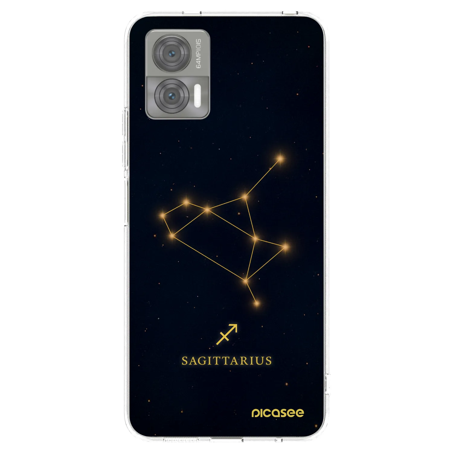 Picasee διαφανής θήκη σιλικόνης Motorola Edge 30 Neo - SAGITTARIUS