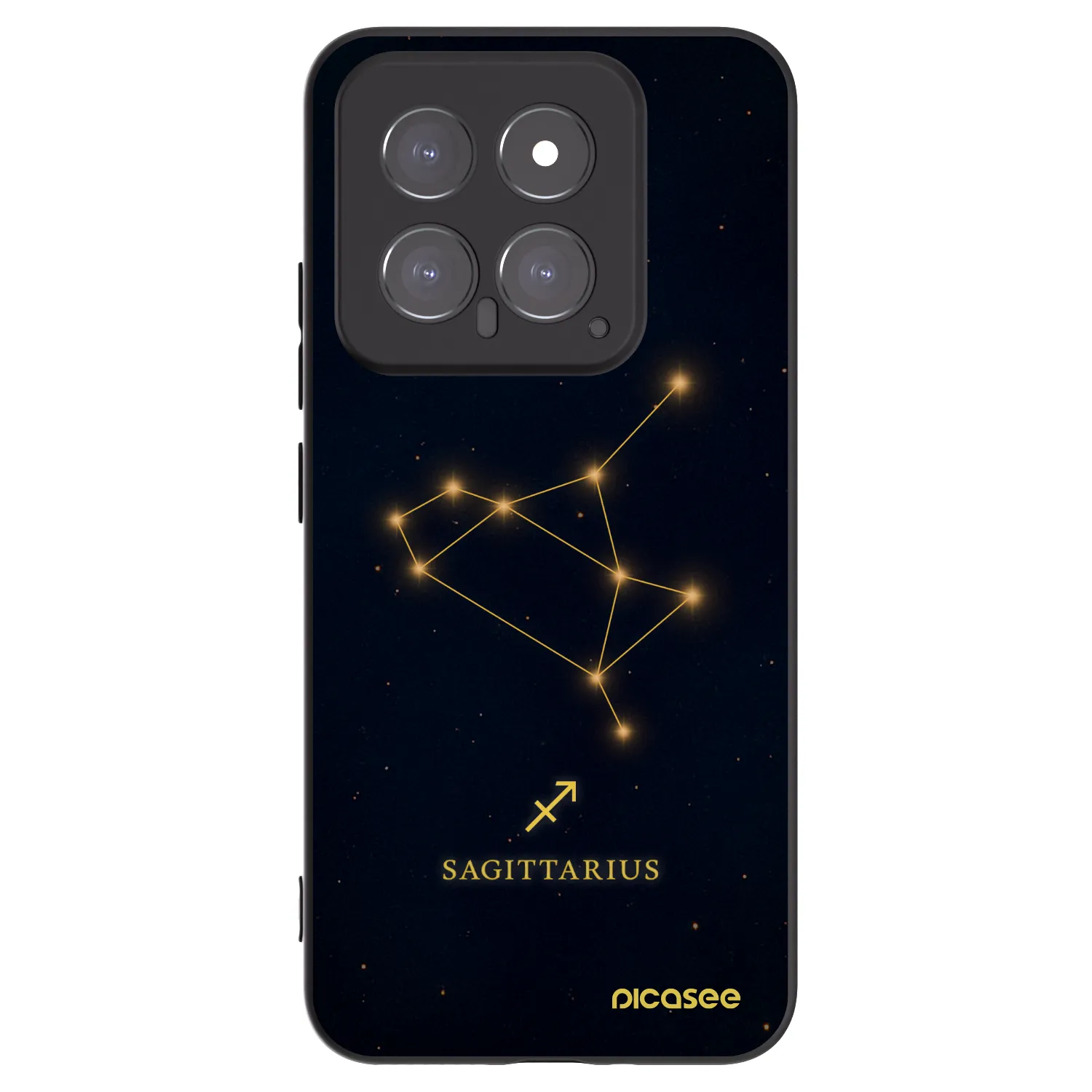Picasee Μαύρη θήκη σιλικόνης για Xiaomi 14 - SAGITTARIUS