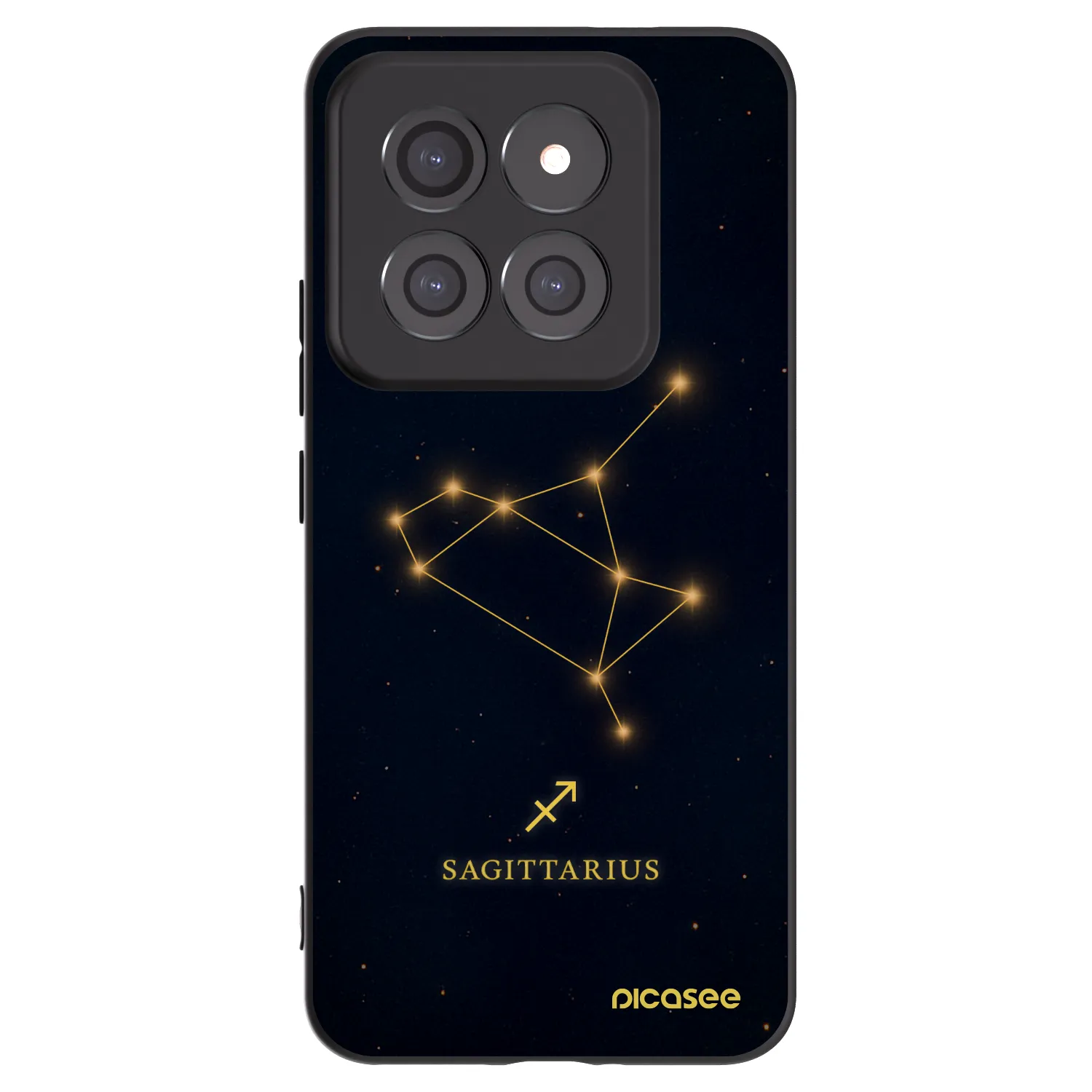 Picasee Μαύρη θήκη σιλικόνης για Xiaomi 14 Pro - SAGITTARIUS