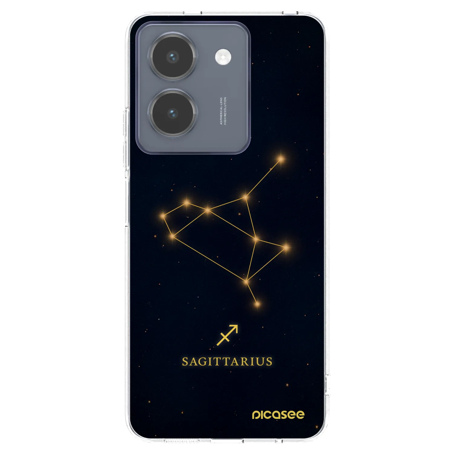 Picasee διαφανής θήκη σιλικόνης Vivo Y36 4G - SAGITTARIUS