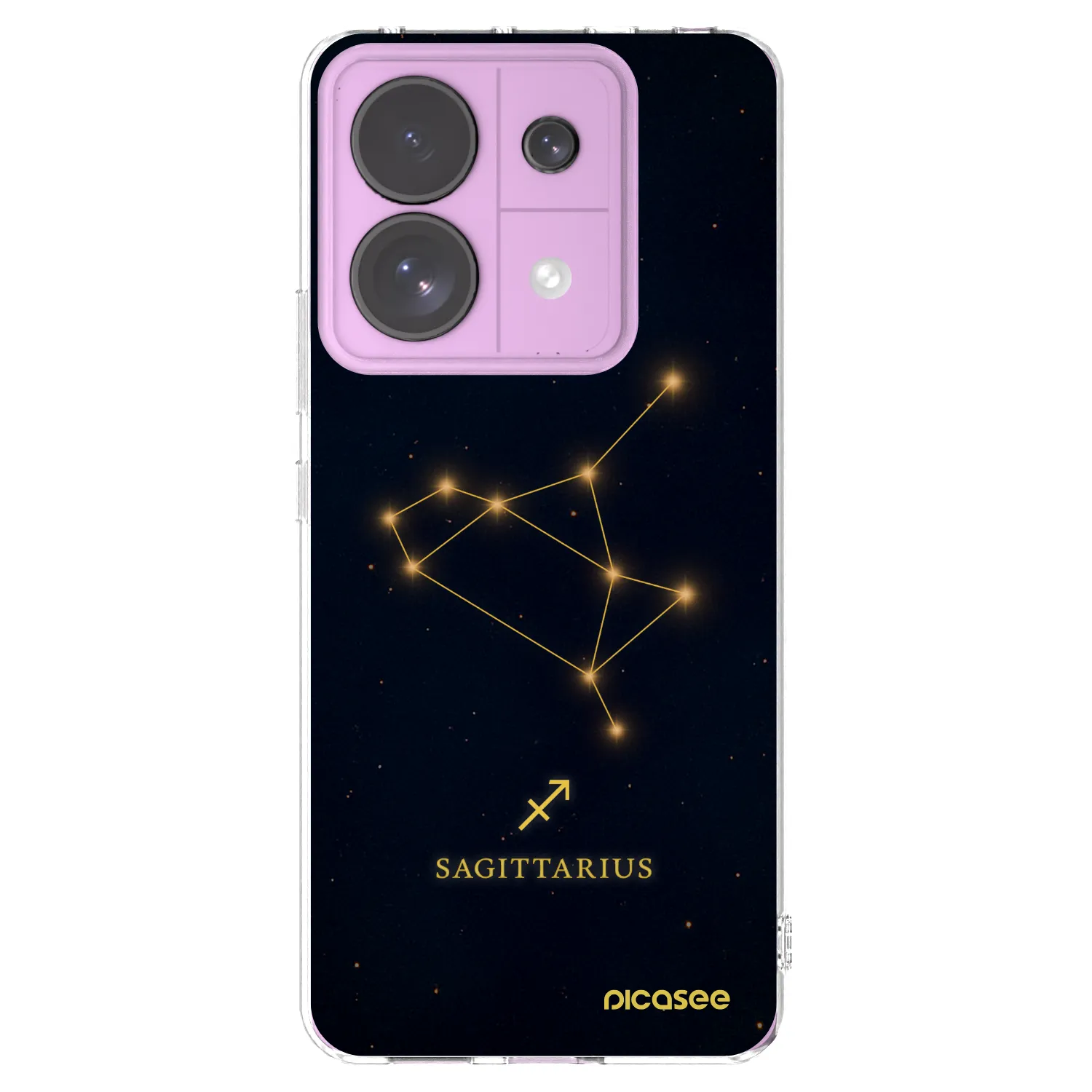 Picasee διαφανής θήκη σιλικόνης Xiaomi Redmi Note 13 Pro 5G - SAGITTARIUS