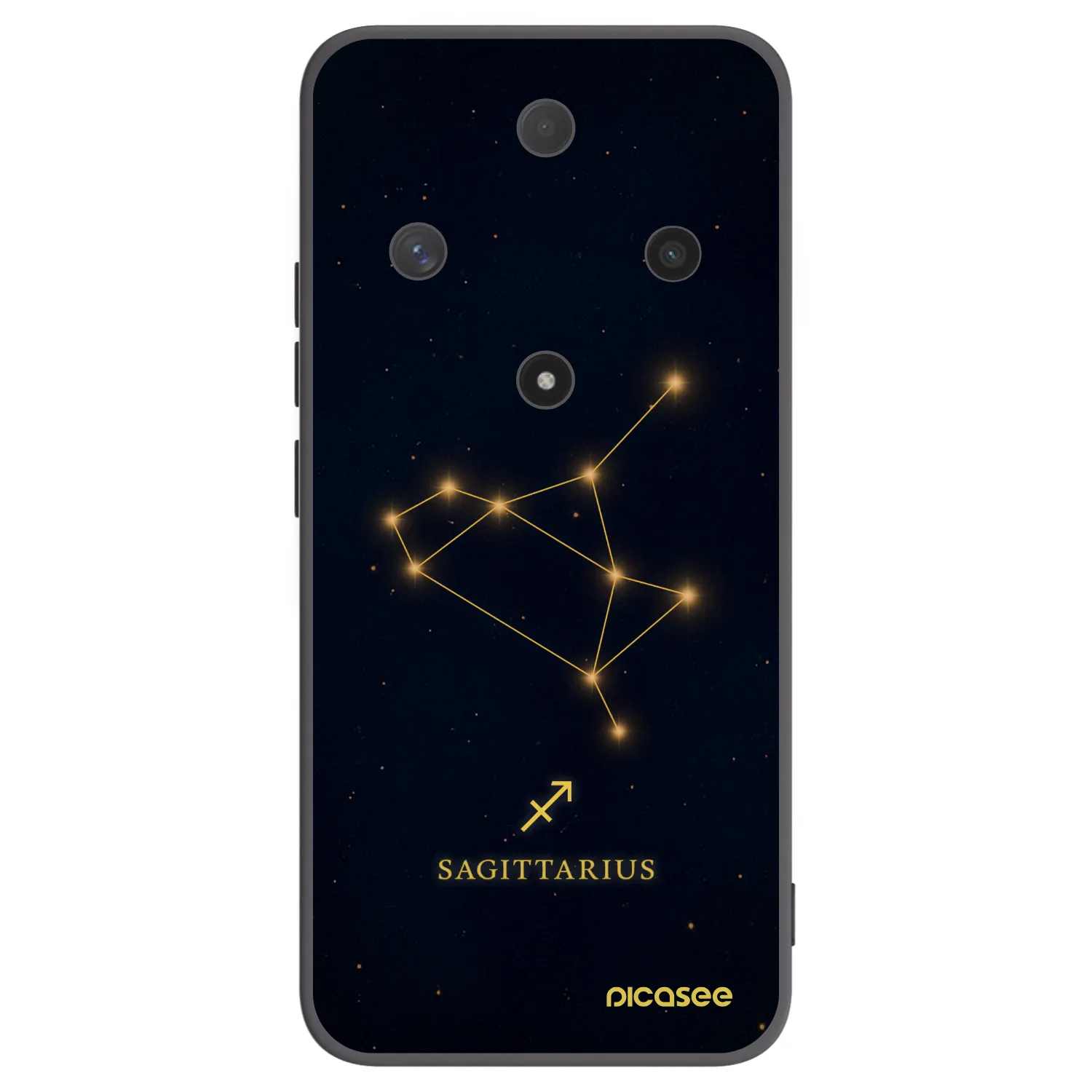Picasee Μαύρη θήκη σιλικόνης για Honor Magic6 Lite 5G - SAGITTARIUS