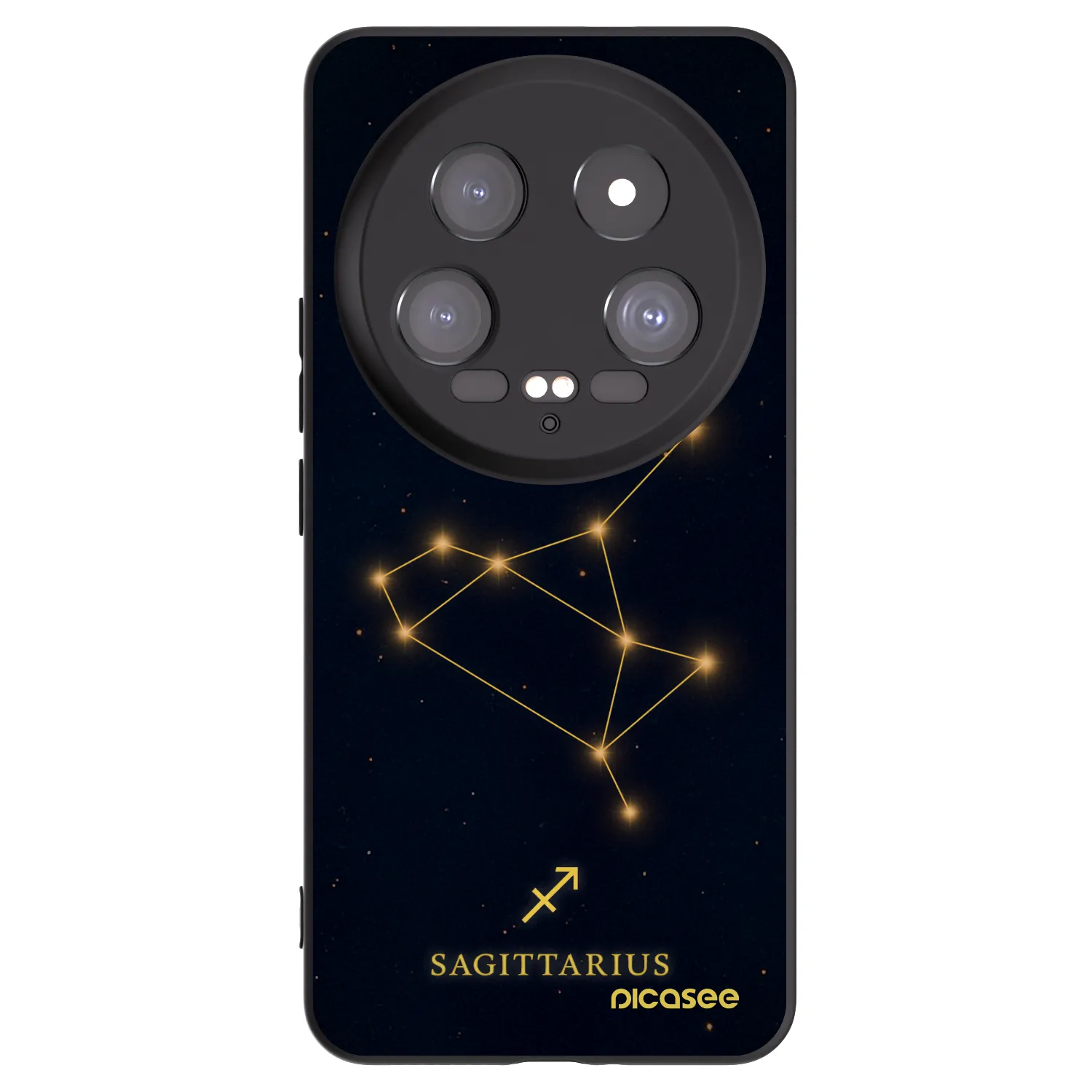 Picasee Μαύρη θήκη σιλικόνης για Xiaomi 14 Ultra - SAGITTARIUS