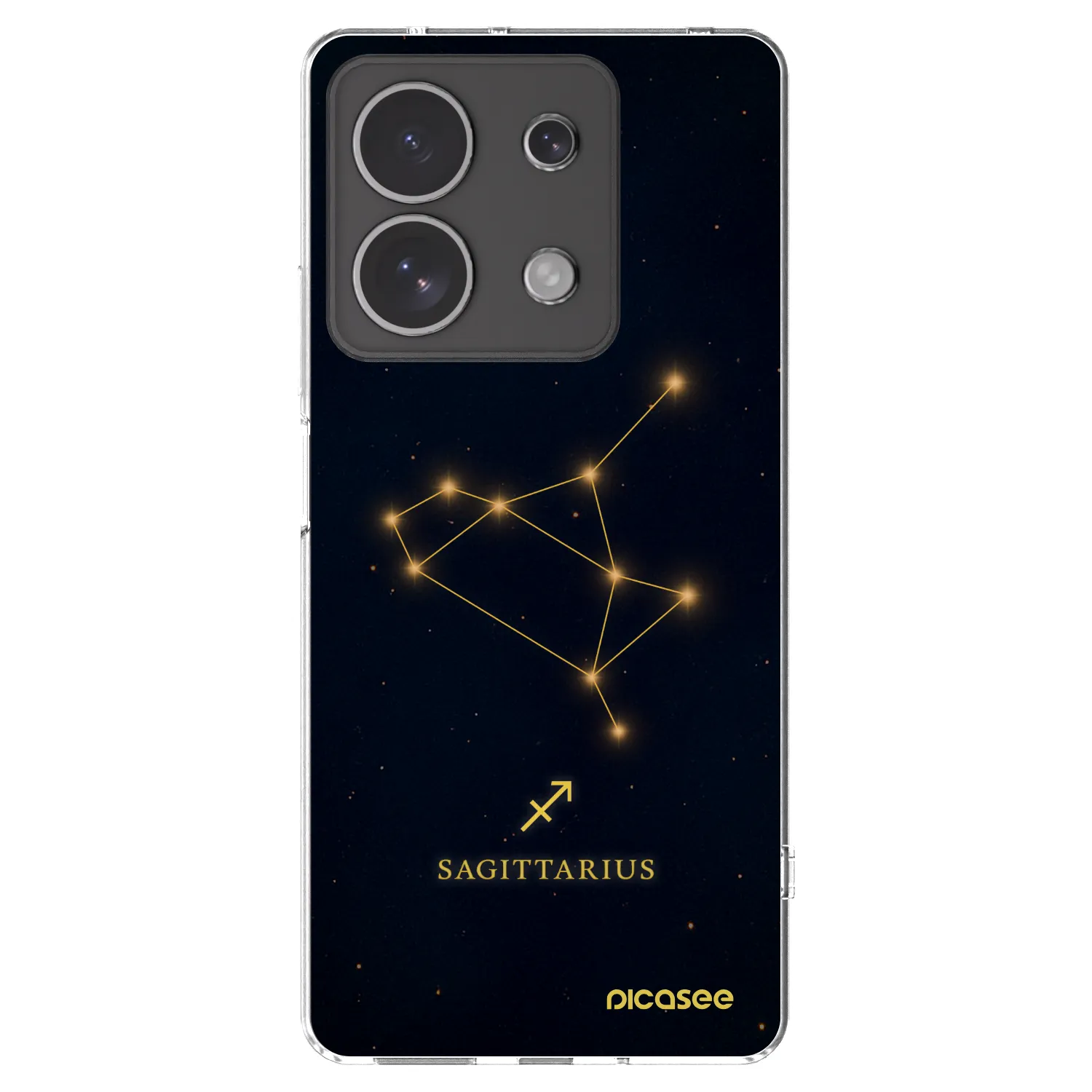 Picasee διαφανής θήκη σιλικόνης Xiaomi Redmi Note 13 4G - SAGITTARIUS