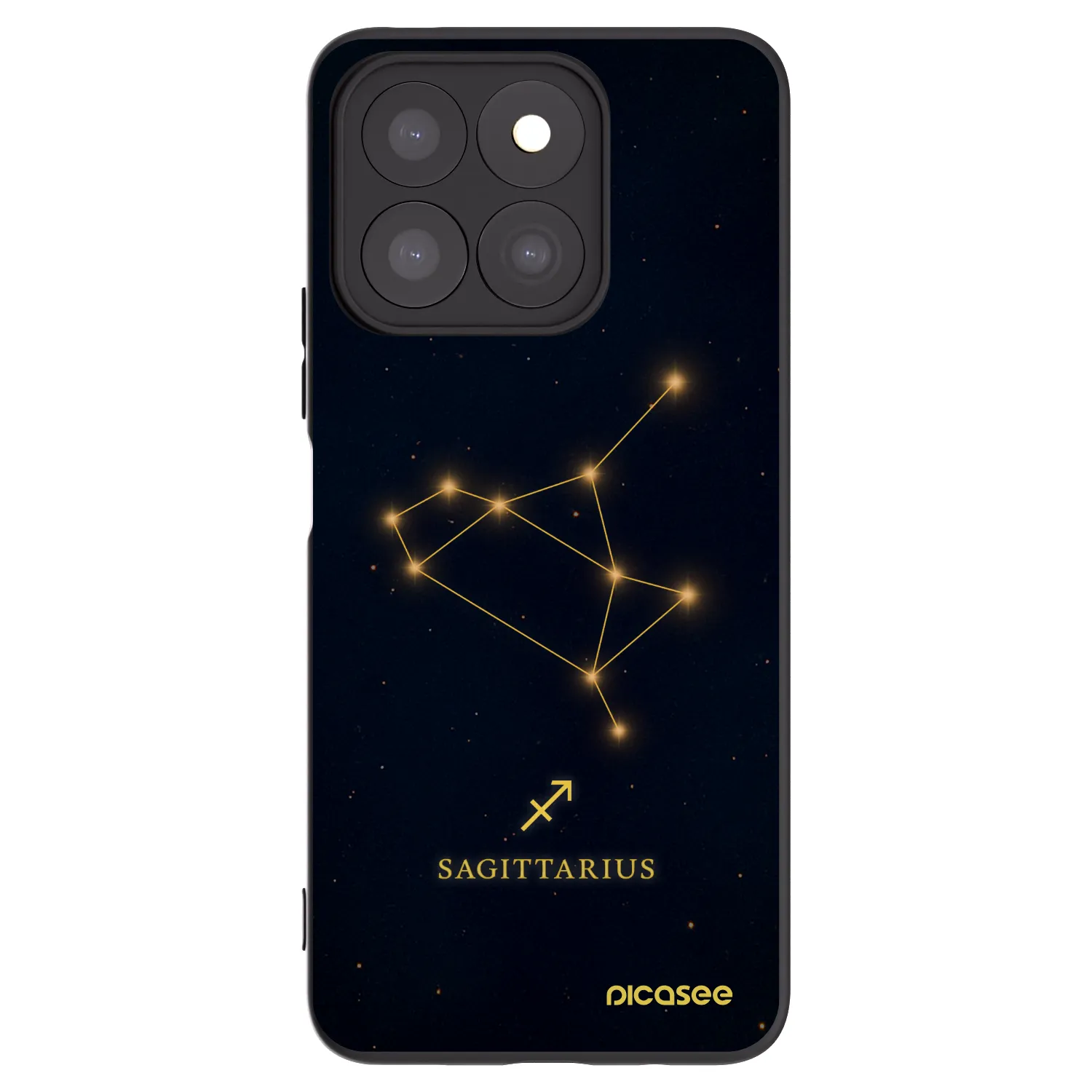 Picasee Μαύρη θήκη σιλικόνης για Honor X8b - SAGITTARIUS