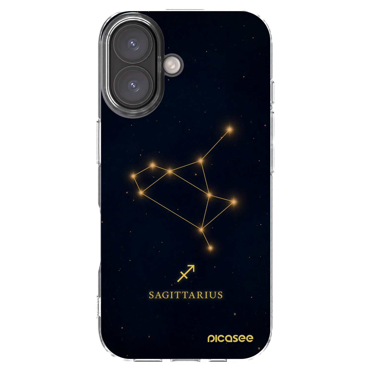 Picasee διαφανής θήκη σιλικόνης Apple iPhone 16 - SAGITTARIUS
