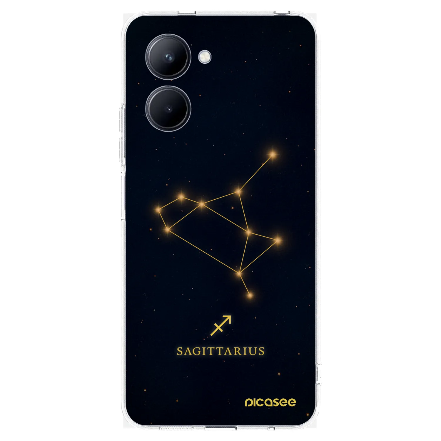Picasee διαφανής θήκη σιλικόνης Realme C33 (2023) - SAGITTARIUS