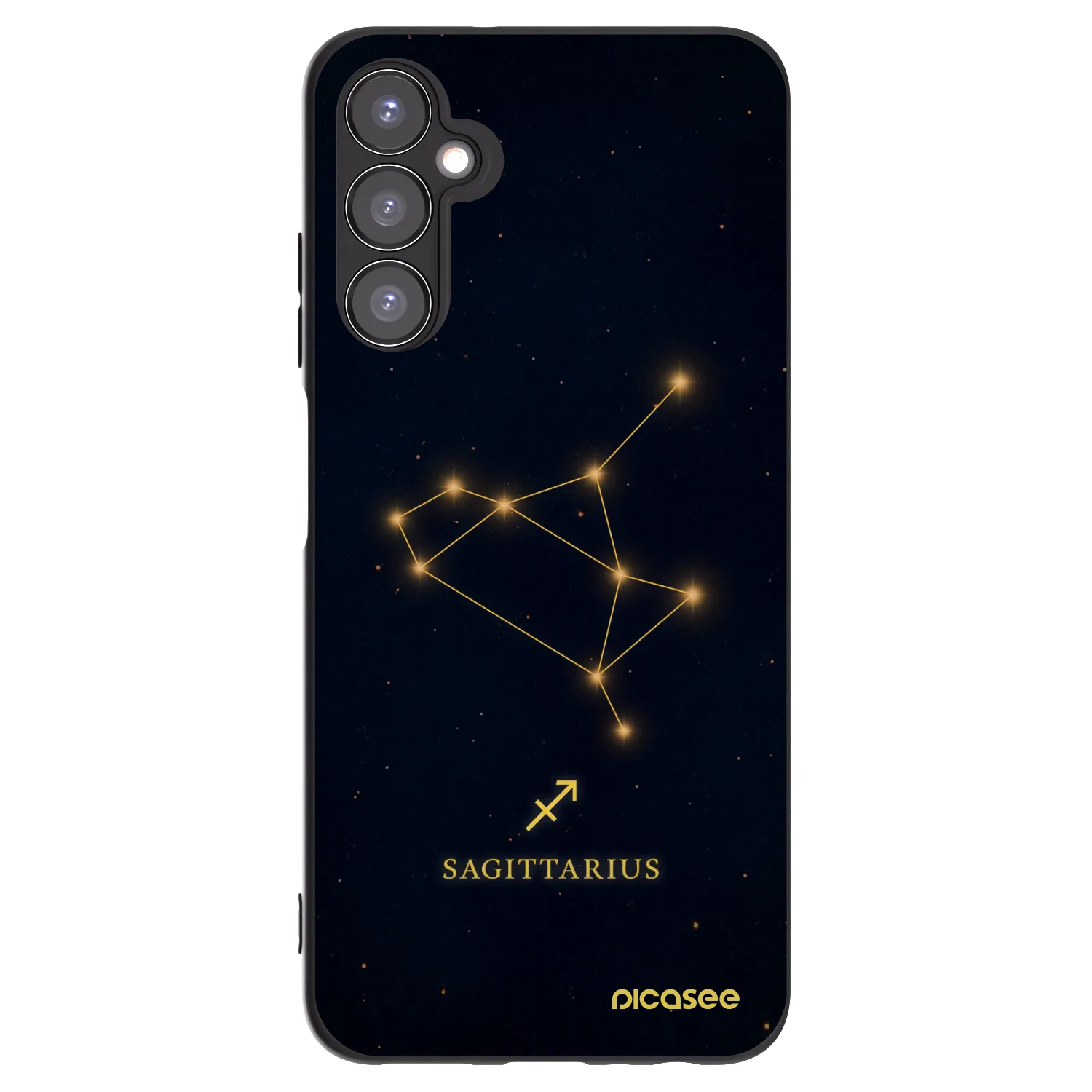 Picasee Μαύρη θήκη σιλικόνης για Samsung Galaxy A05s A057G - SAGITTARIUS
