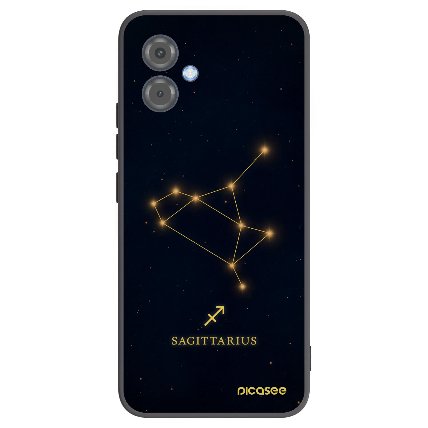 Picasee Μαύρη θήκη σιλικόνης για Motorola Moto G14 - SAGITTARIUS