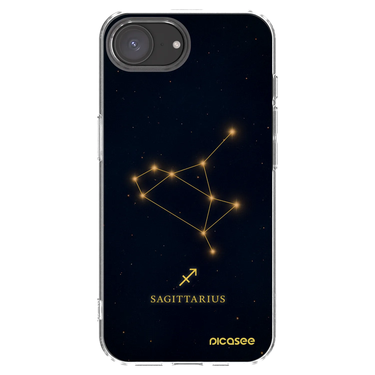 Picasee διαφανής θήκη σιλικόνης Apple iPhone 16e - SAGITTARIUS