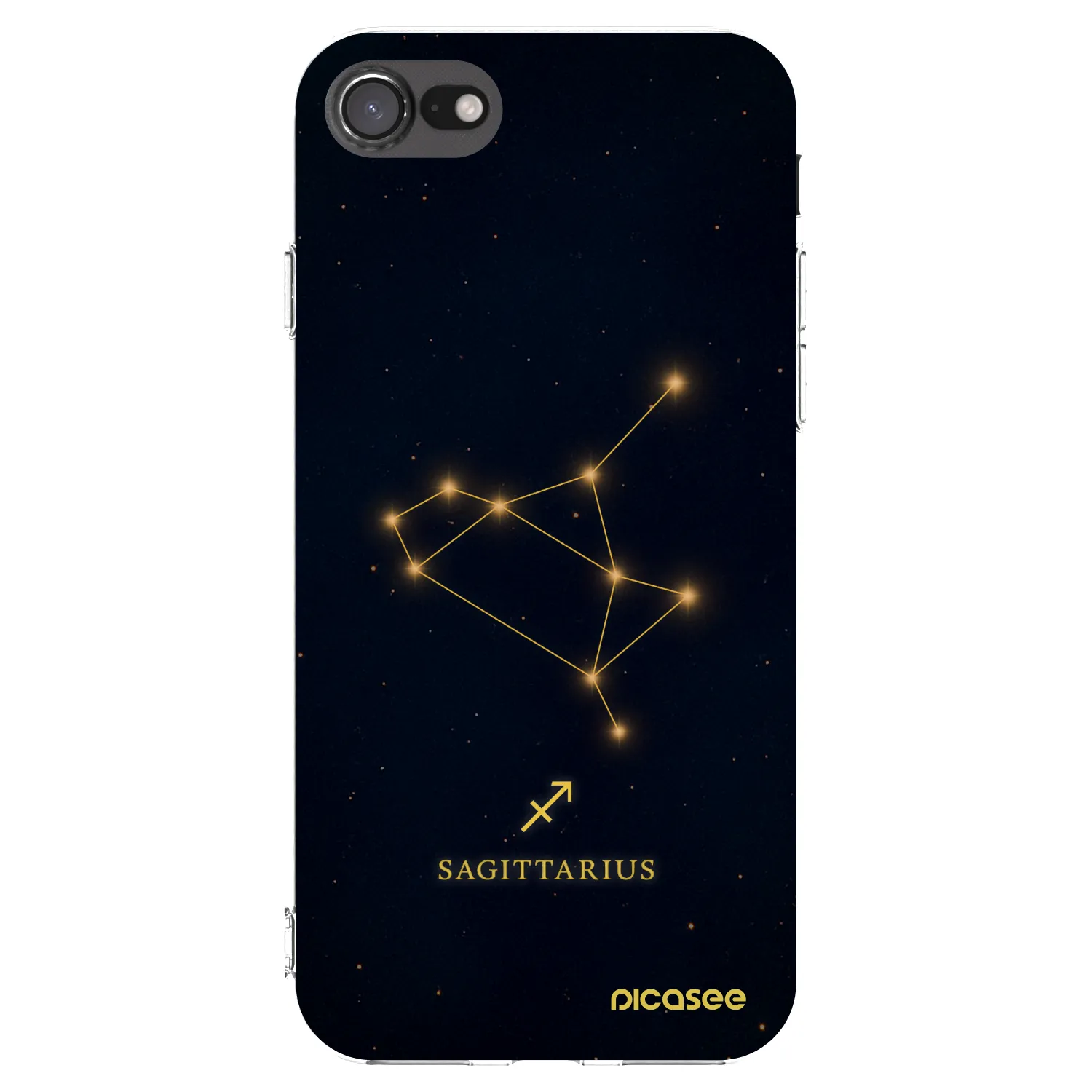 Picasee διαφανής θήκη σιλικόνης Apple iPhone 7 - SAGITTARIUS