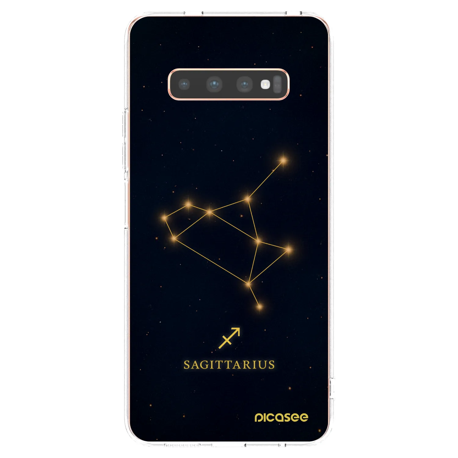 Picasee διαφανής θήκη σιλικόνης Samsung Galaxy S10 Plus G975 - SAGITTARIUS