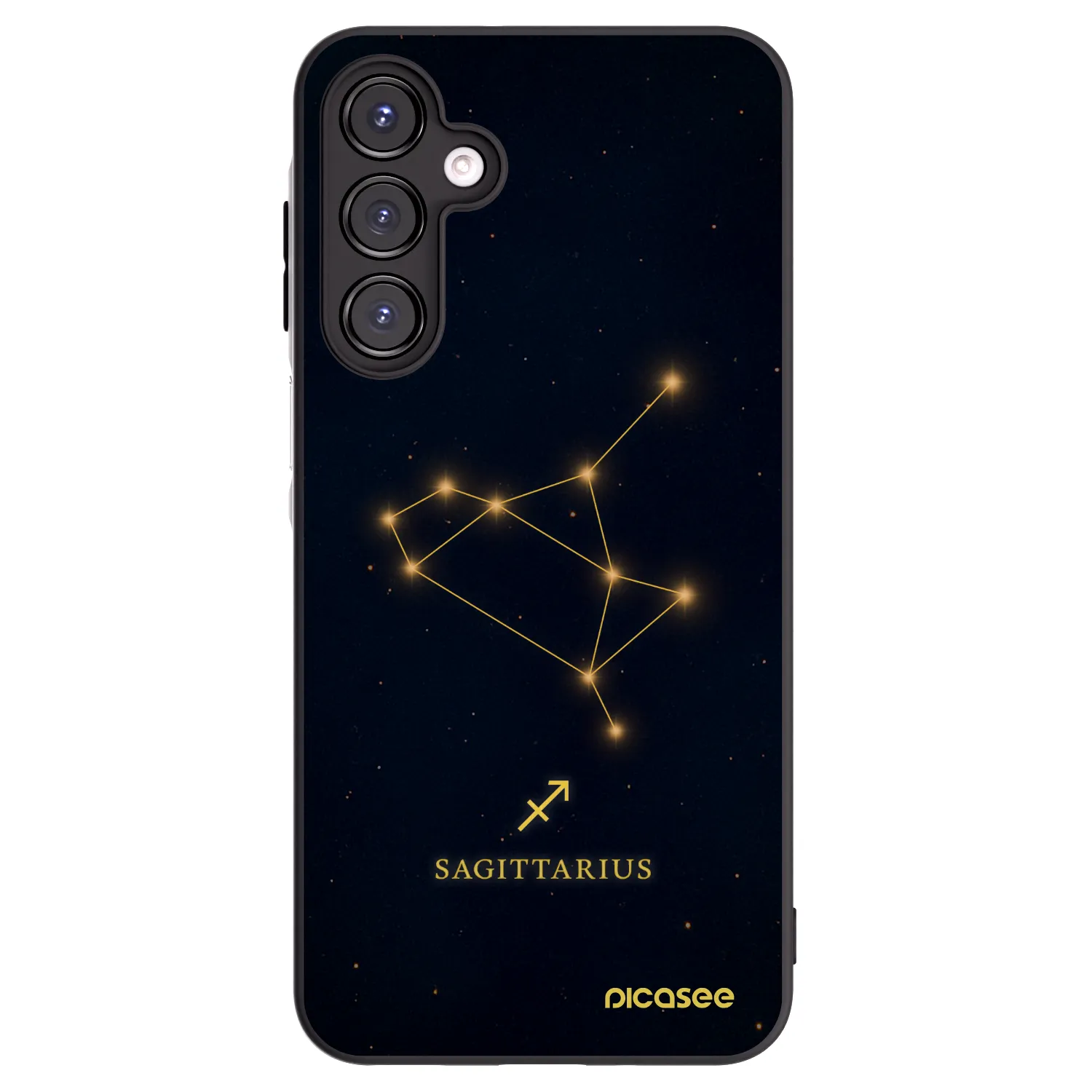 Picasee Μαύρη θήκη σιλικόνης για Samsung Galaxy A16 5G - SAGITTARIUS