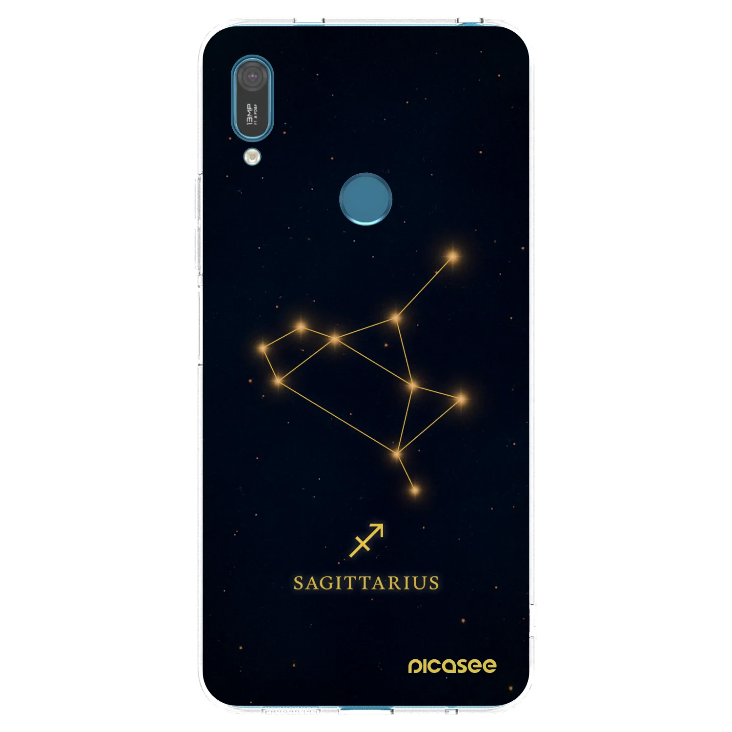 Picasee διαφανής θήκη σιλικόνης Huawei Y7 2019 - SAGITTARIUS