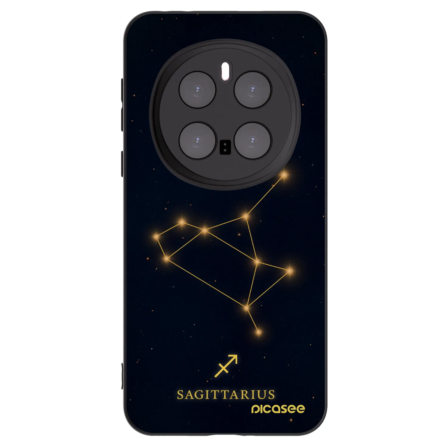 Picasee Μαύρη θήκη σιλικόνης για Honor Magic7 Pro 5G - SAGITTARIUS
