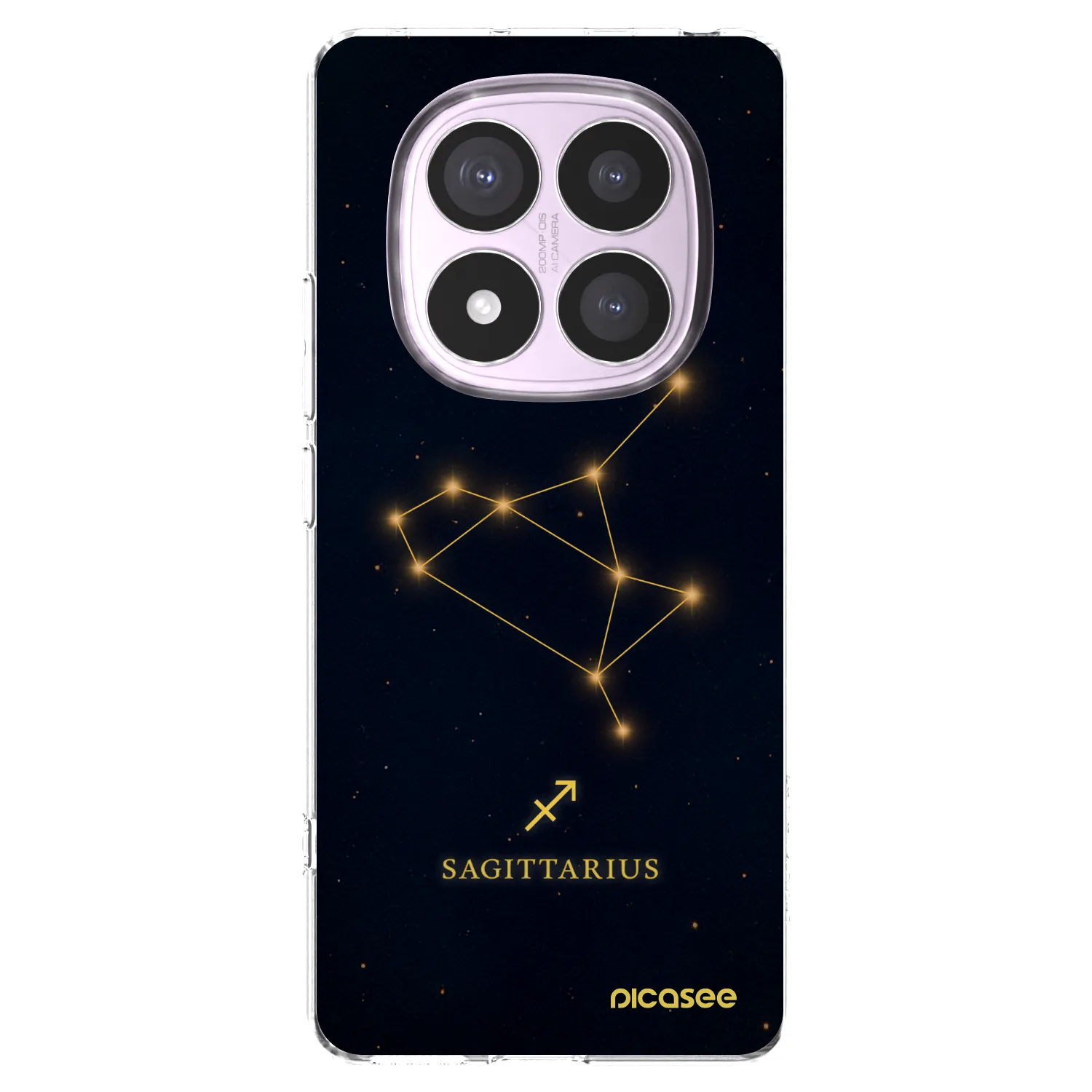 Picasee διαφανής θήκη σιλικόνης Xiaomi Redmi Note 14 Pro 4G - SAGITTARIUS