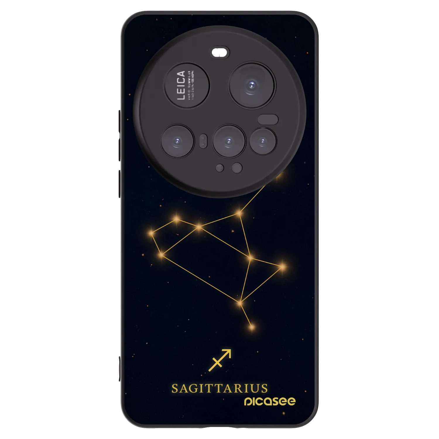 Picasee Μαύρη θήκη σιλικόνης για Xiaomi 15 Ultra - SAGITTARIUS