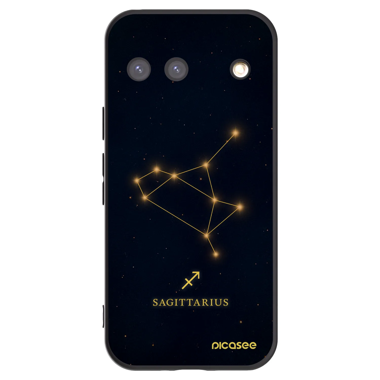Picasee Μαύρη θήκη σιλικόνης για Google Pixel 9 - SAGITTARIUS