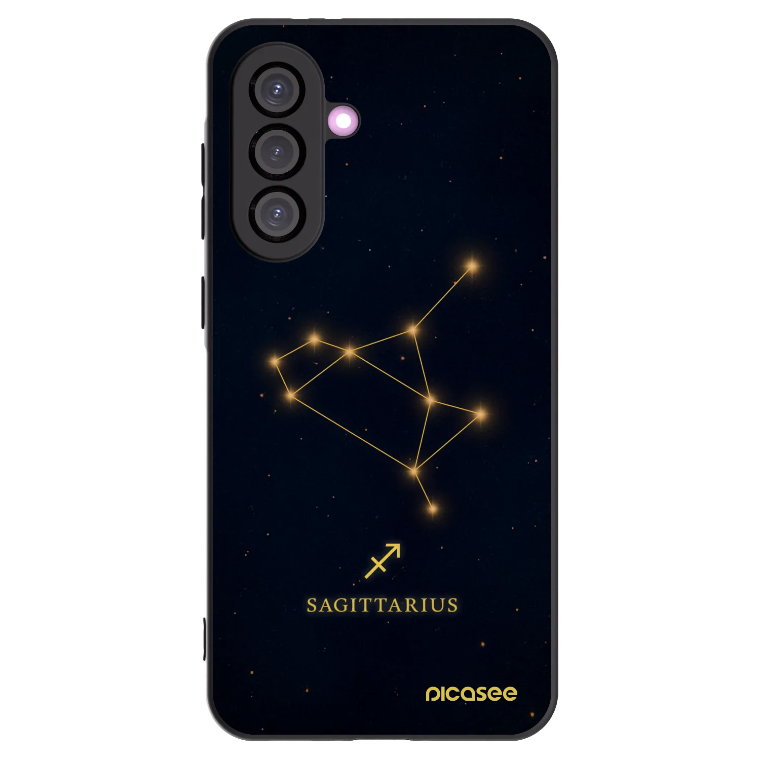 Picasee Μαύρη θήκη σιλικόνης για Samsung Galaxy A56 5G A566B - SAGITTARIUS