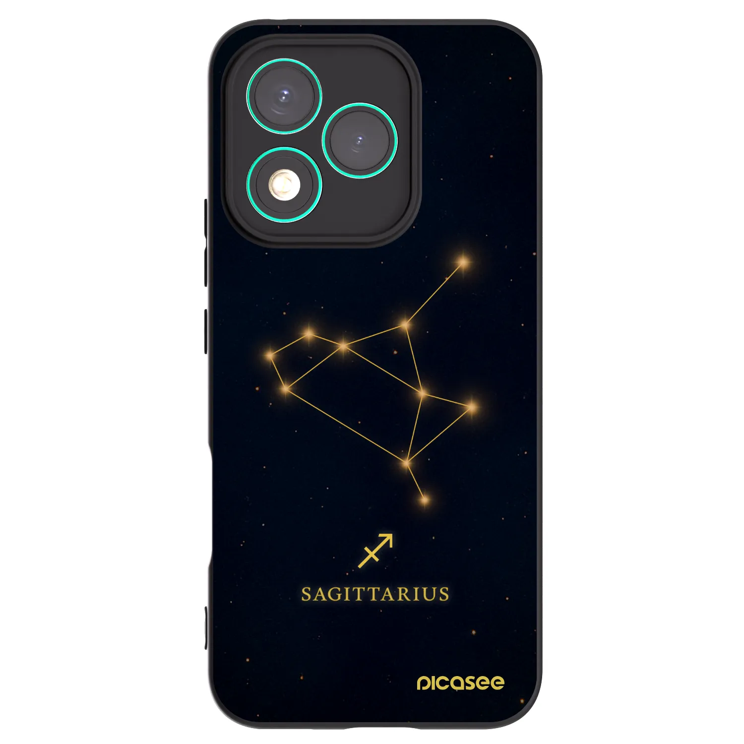 Picasee Μαύρη θήκη σιλικόνης για Honor 400 Lite 5G - SAGITTARIUS