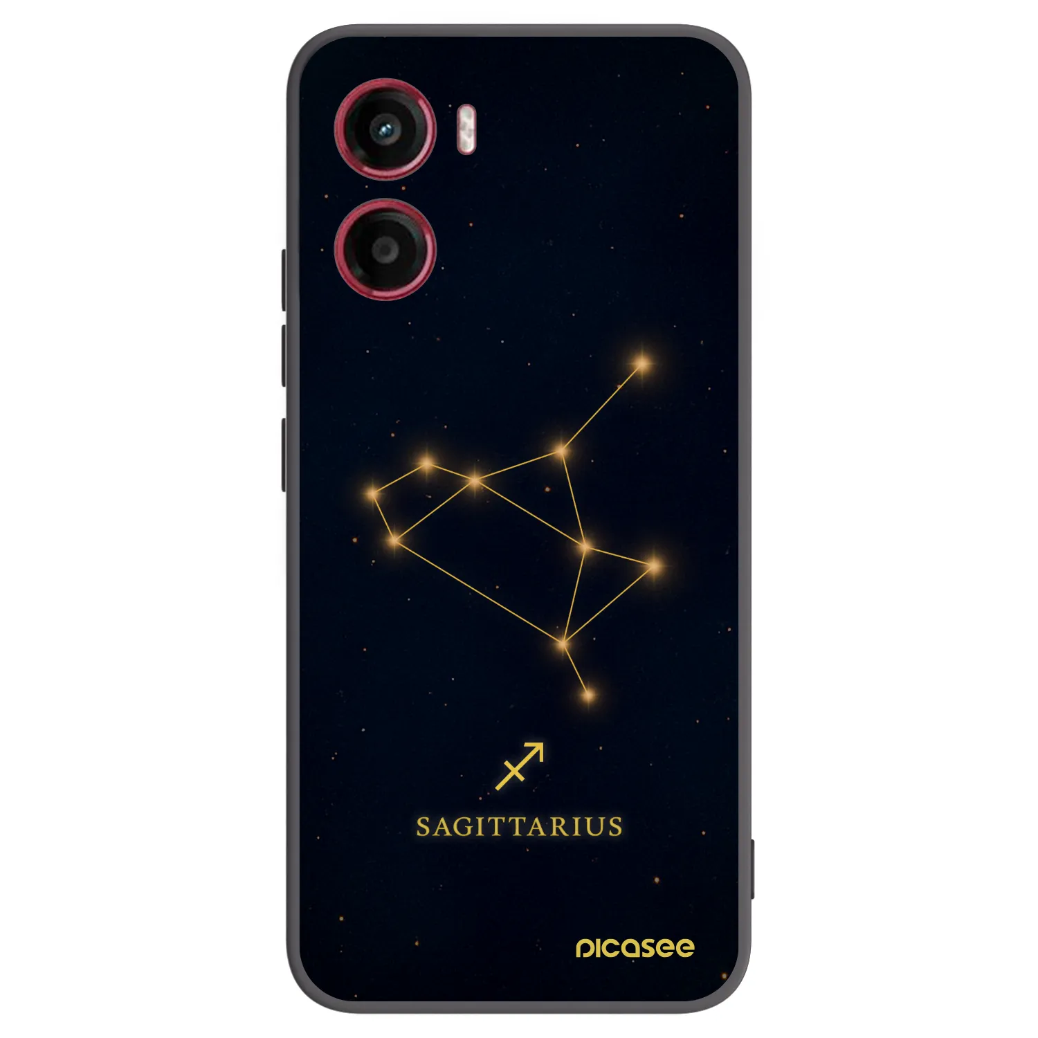Picasee Μαύρη θήκη σιλικόνης για Motorola Moto G05 - SAGITTARIUS