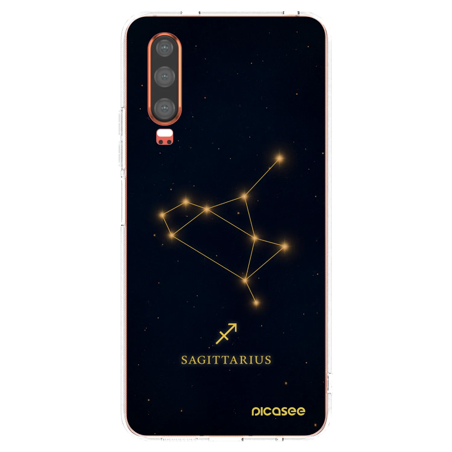 Picasee διαφανής θήκη σιλικόνης Huawei P30 - SAGITTARIUS
