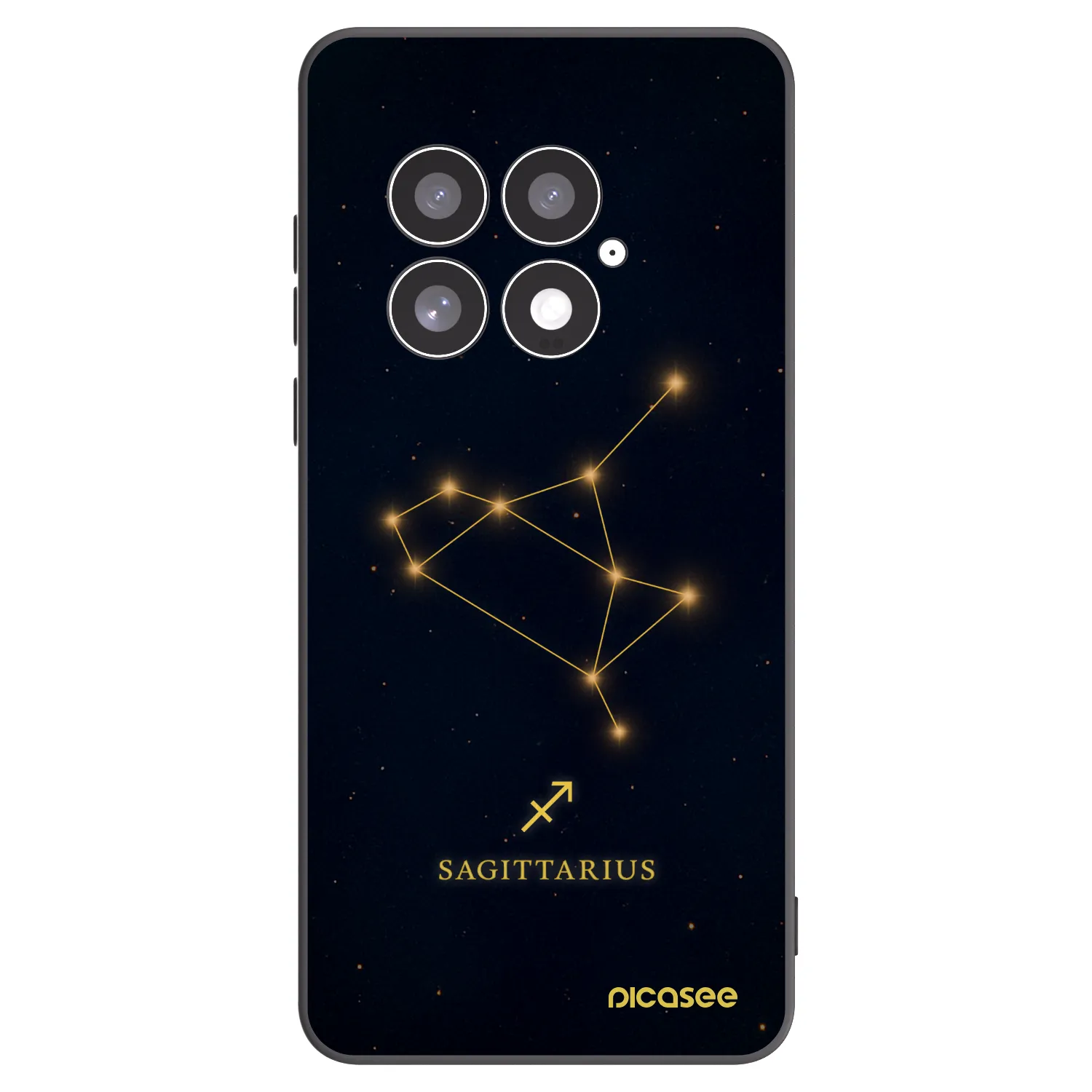 Picasee Μαύρη θήκη σιλικόνης για OnePlus 13 5G - SAGITTARIUS