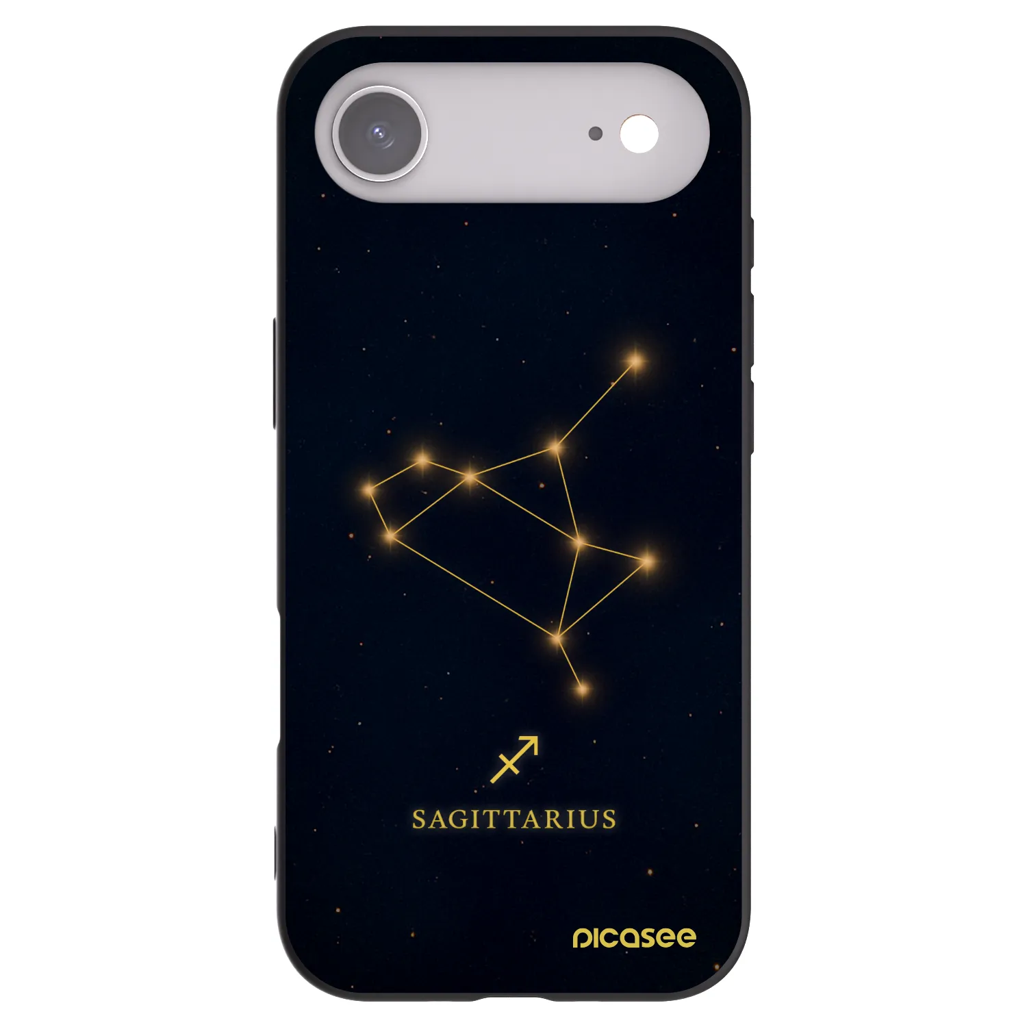Picasee Μαύρη θήκη σιλικόνης για Apple iPhone Air - SAGITTARIUS