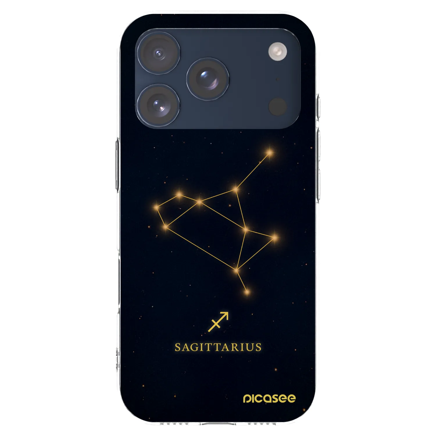 Picasee διαφανής θήκη σιλικόνης Apple iPhone 17 Pro - SAGITTARIUS