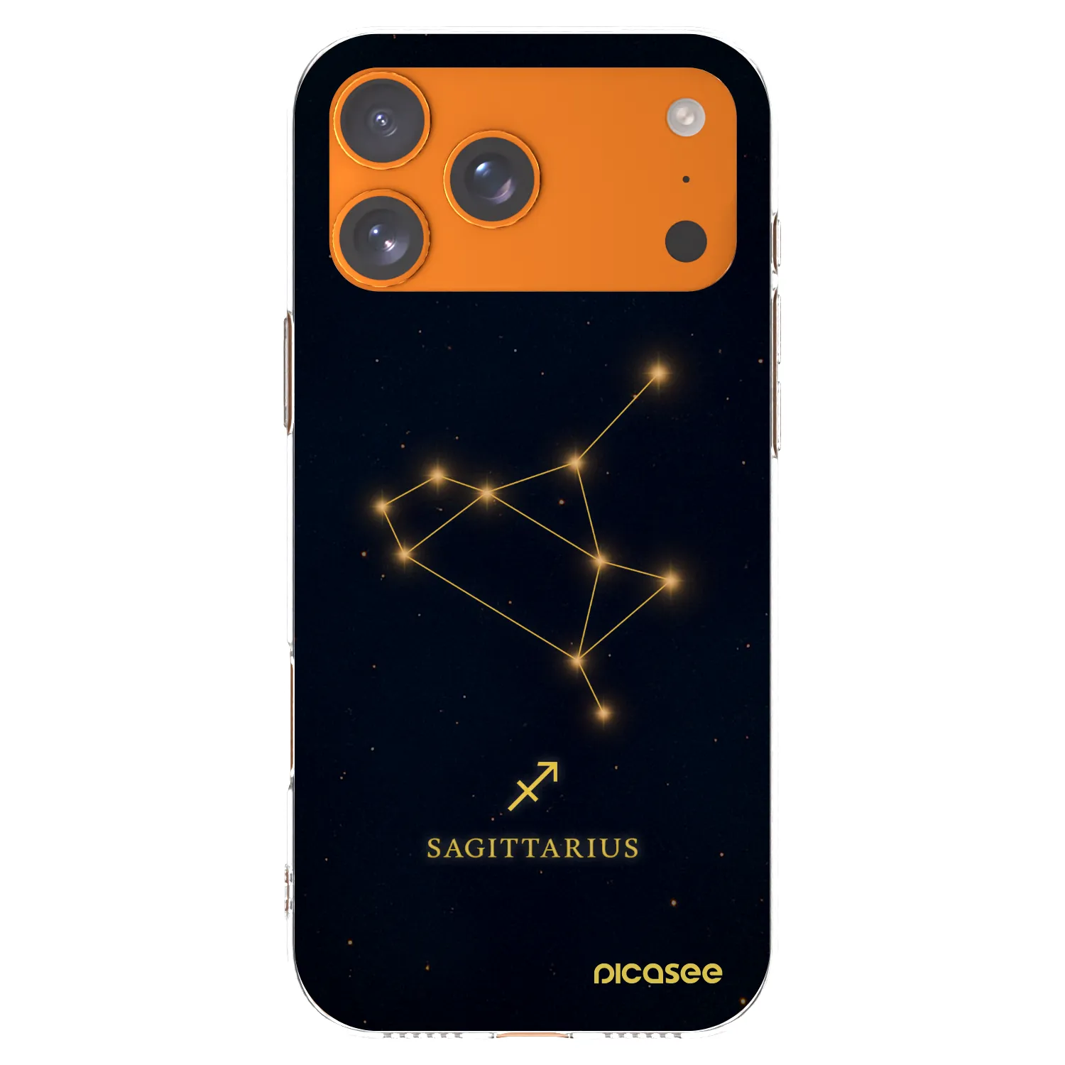 Picasee διαφανής θήκη σιλικόνης Apple iPhone 17 Pro Max - SAGITTARIUS