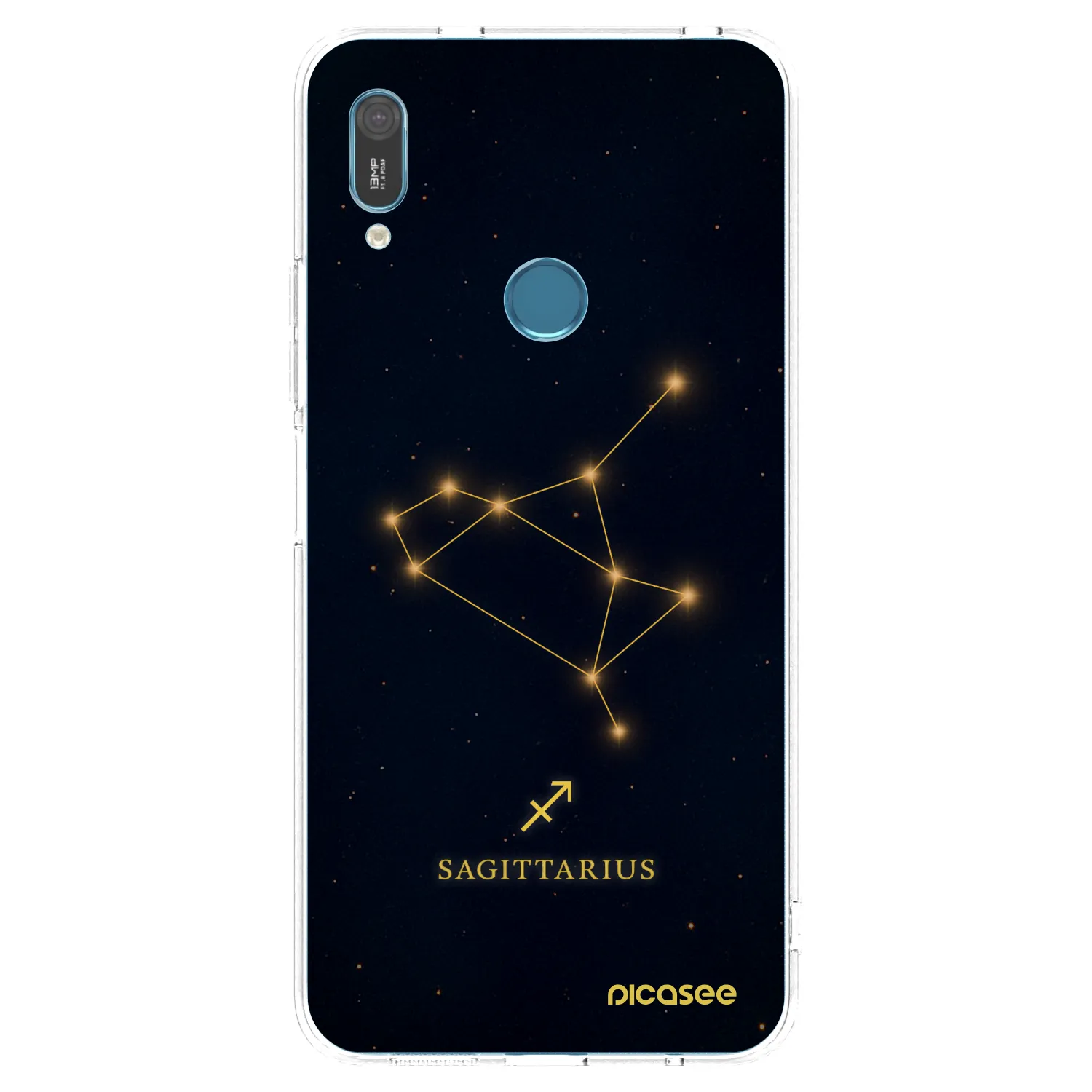 Picasee διαφανής θήκη σιλικόνης Huawei Y6 2019 - SAGITTARIUS
