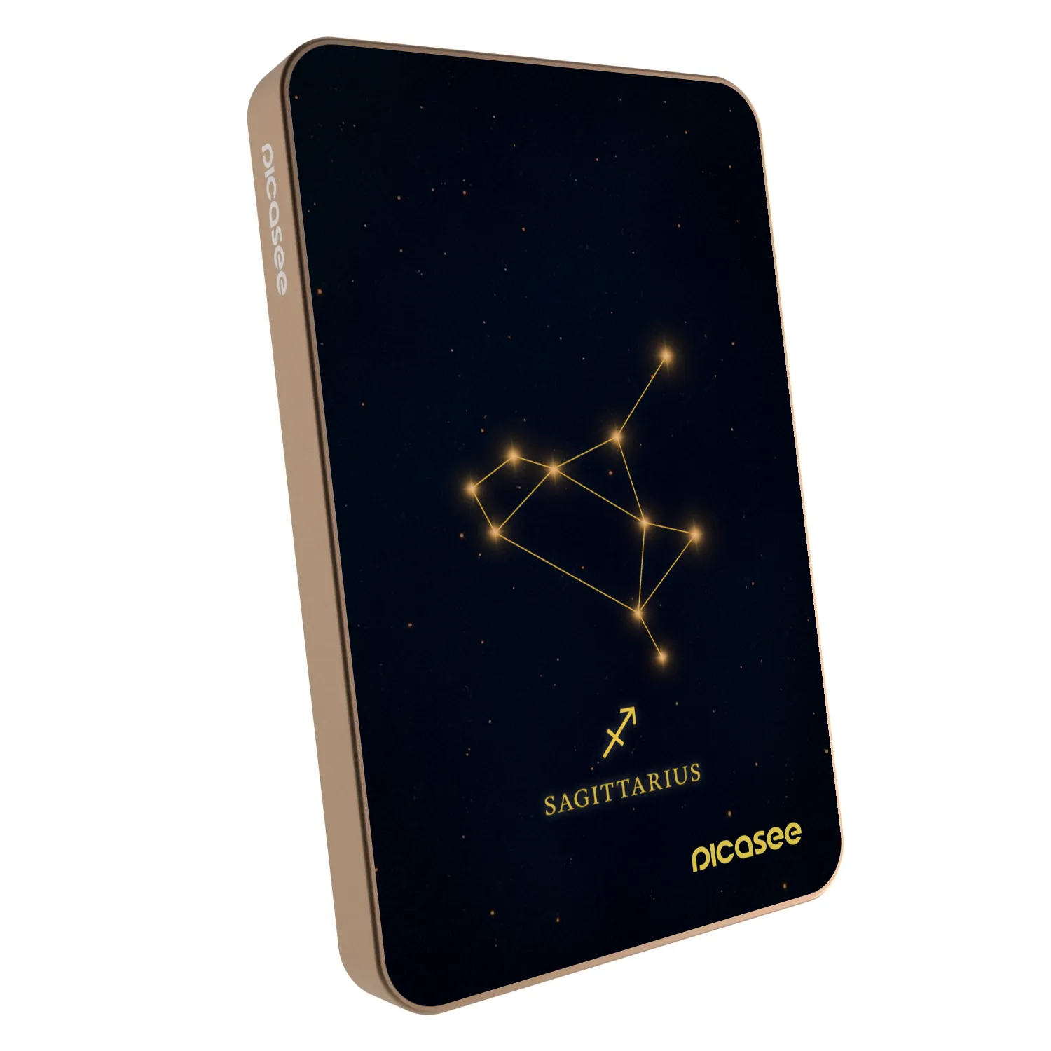 Picasee Powerbank με MagSafe 5 000 mAh Χρυσαφένιος - SAGITTARIUS