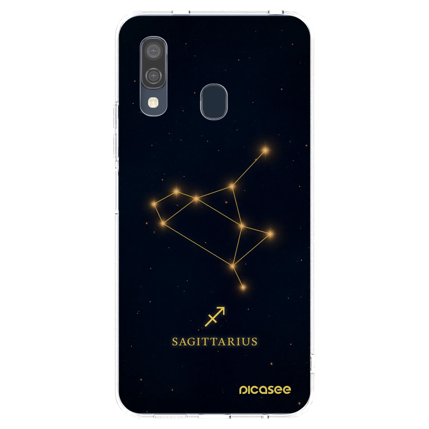 Picasee διαφανής θήκη σιλικόνης Samsung Galaxy A40 A405F - SAGITTARIUS