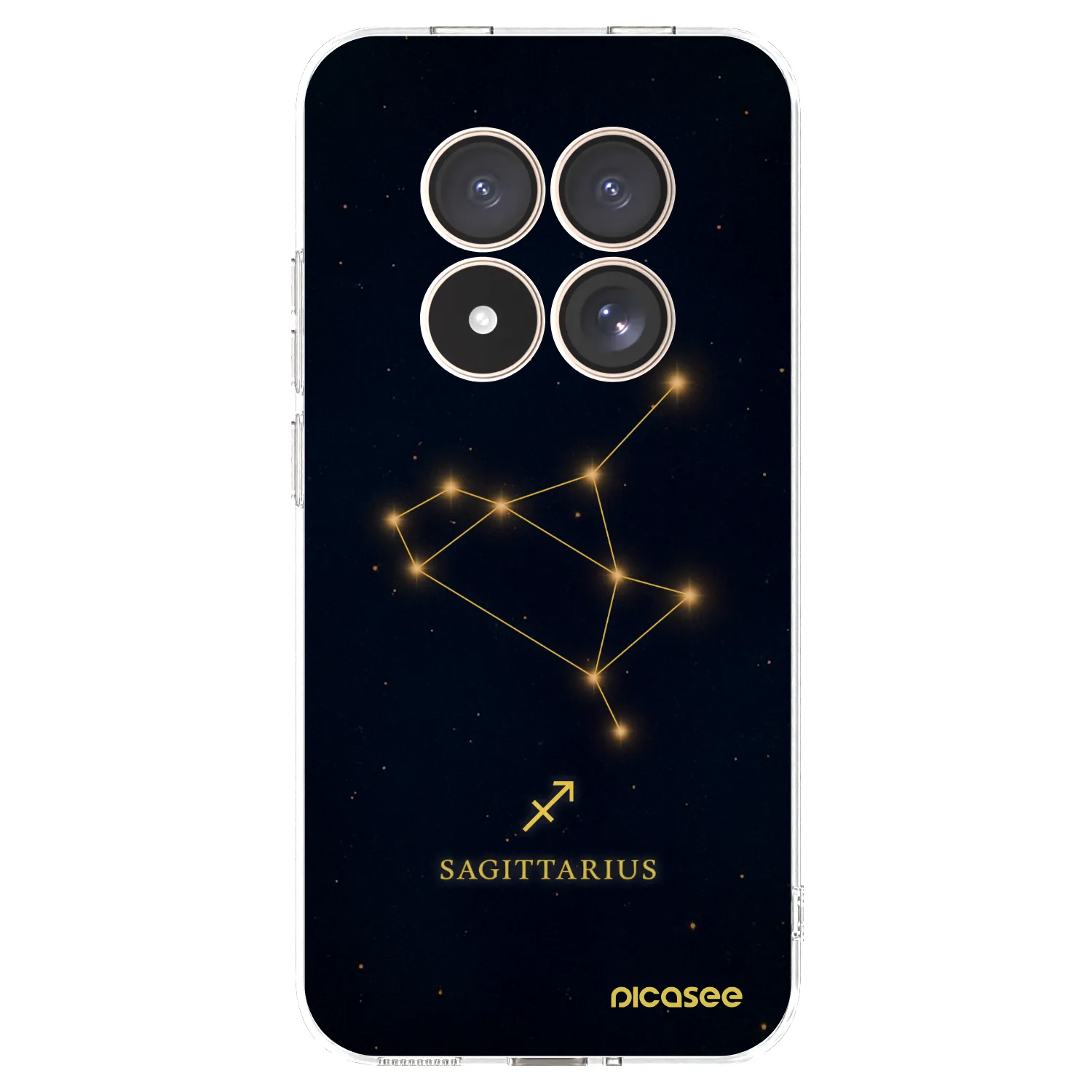 Picasee διαφανής θήκη σιλικόνης Xiaomi Redmi Note 15 Pro 4G - SAGITTARIUS