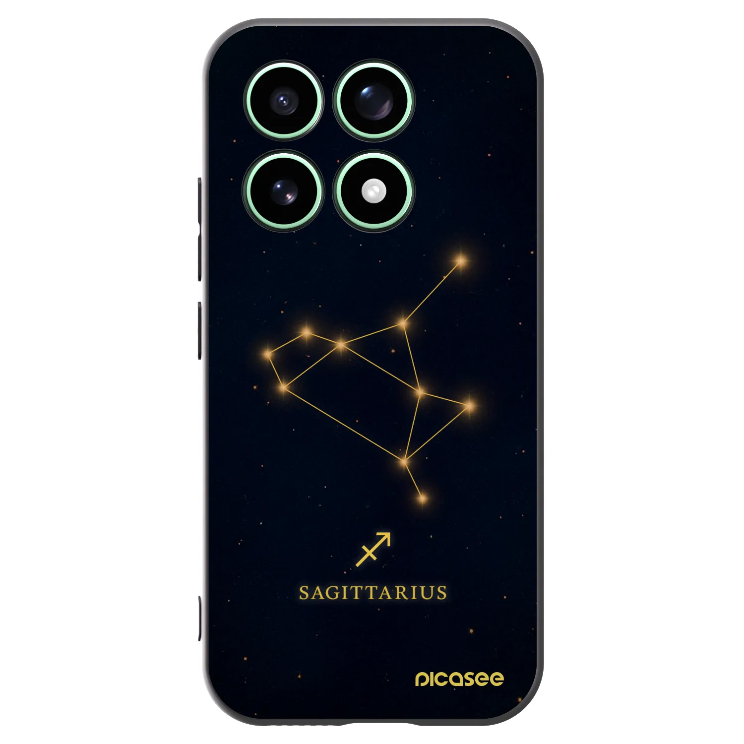 Picasee Μαύρη θήκη σιλικόνης για Xiaomi 17 - SAGITTARIUS