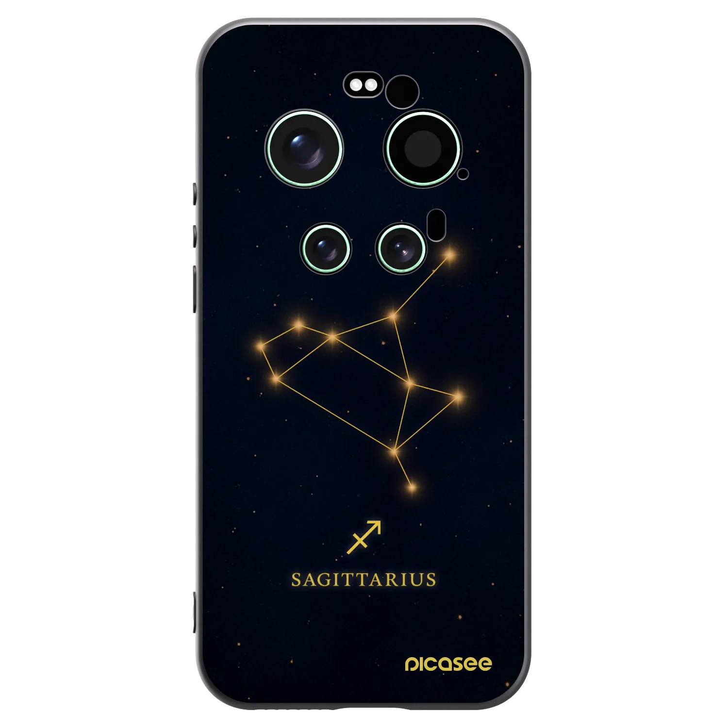 Picasee Μαύρη θήκη σιλικόνης για Xiaomi 17 Ultra - SAGITTARIUS