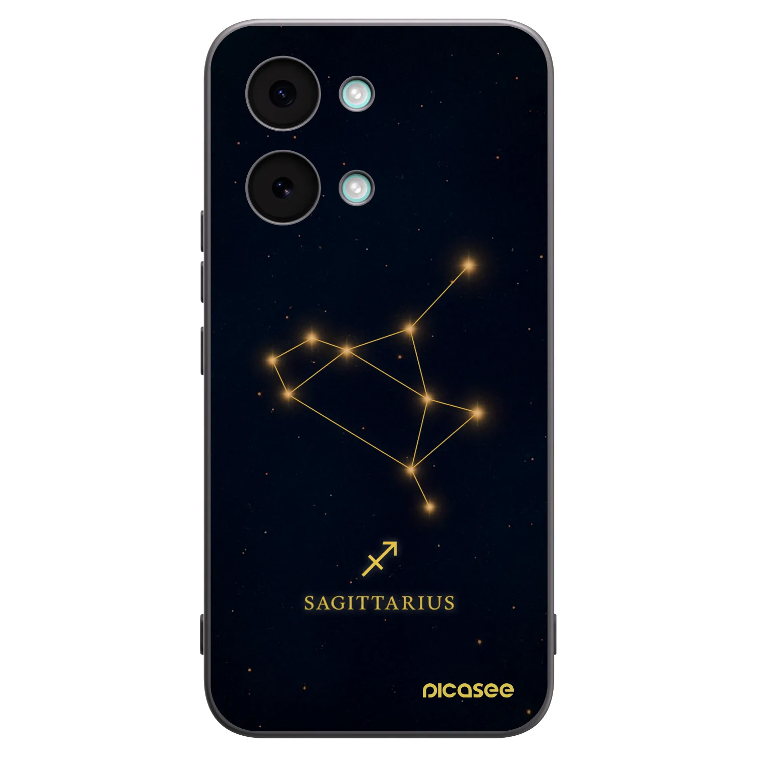 Picasee Μαύρη θήκη σιλικόνης για Xiaomi Poco X8 Pro Max - SAGITTARIUS