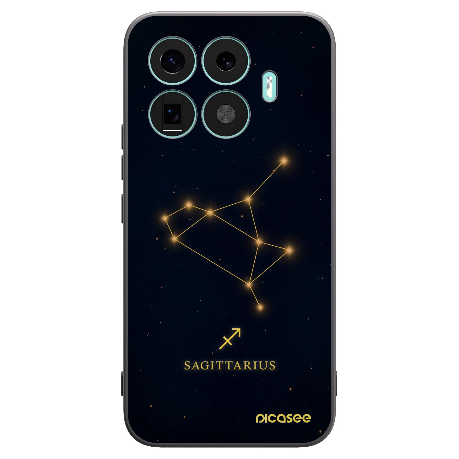 Picasee Μαύρη θήκη σιλικόνης για Xiaomi 17T Pro - SAGITTARIUS