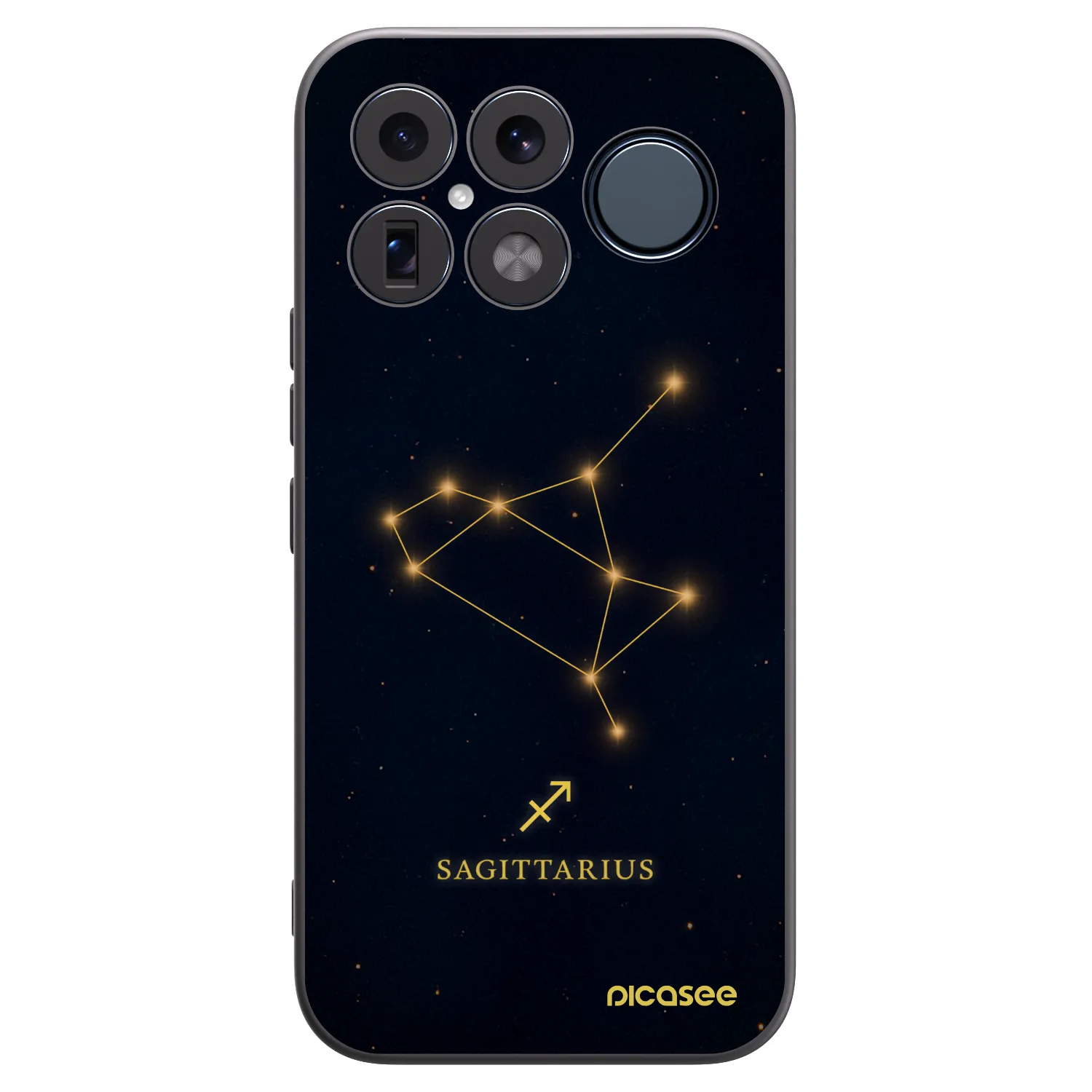 Picasee Μαύρη θήκη σιλικόνης για Xiaomi Poco F8 Ultra - SAGITTARIUS